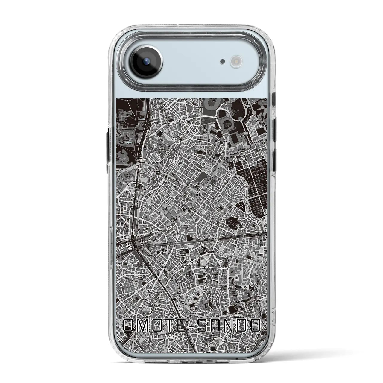 【表参道(東京都)】地図柄iPhoneケース(MagSafeタイプ)