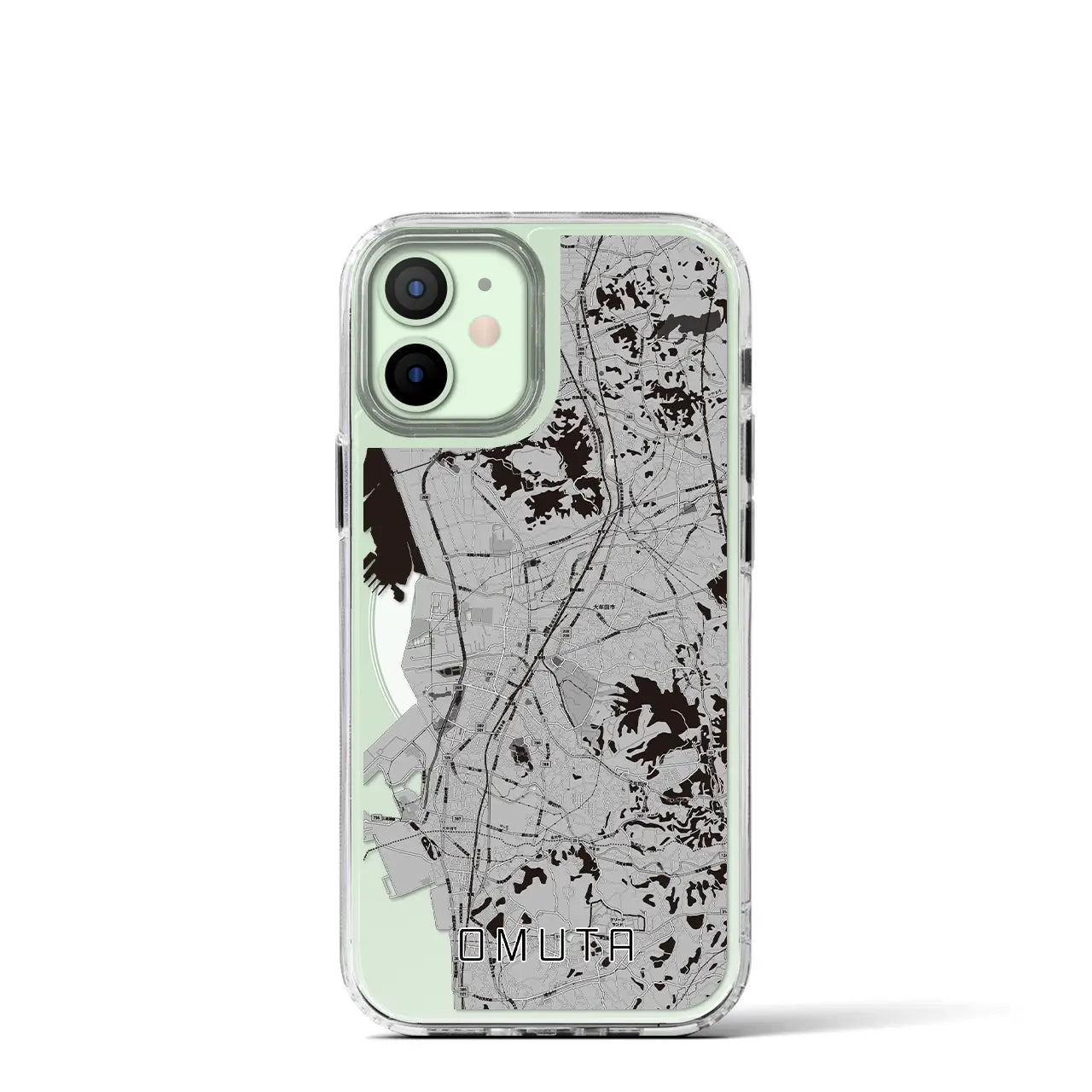 【大牟田(福岡県)】地図柄iPhoneケース(MagSafeタイプ)