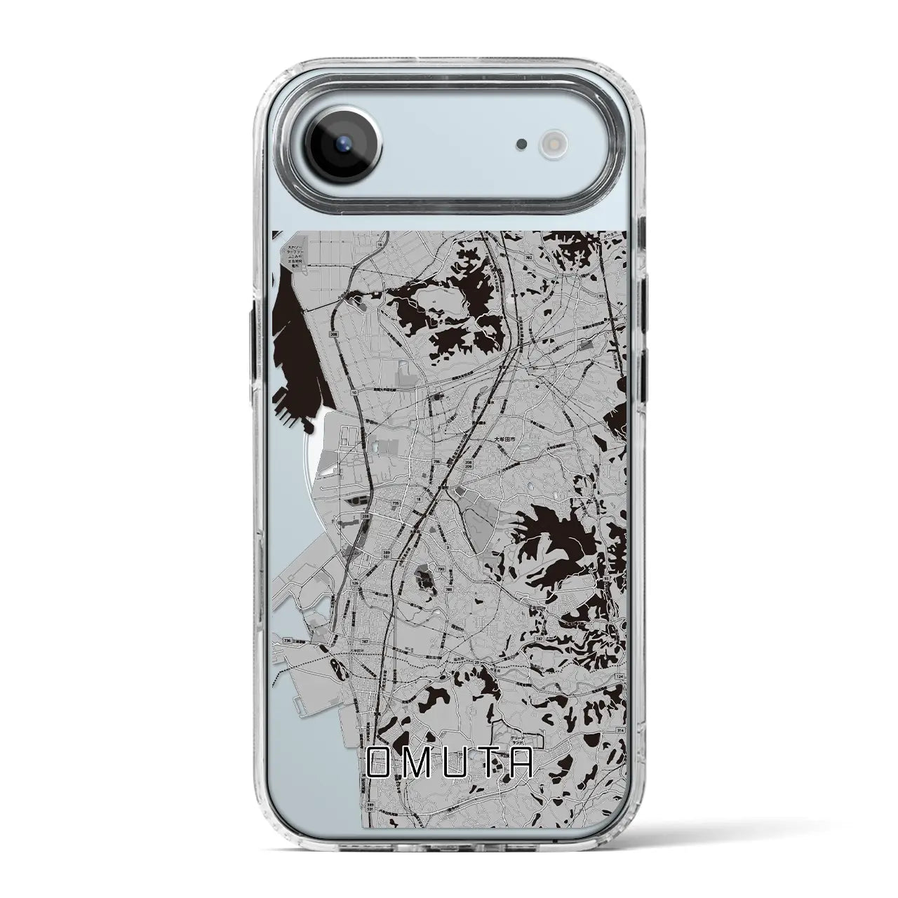 【大牟田(福岡県)】地図柄iPhoneケース(MagSafeタイプ)