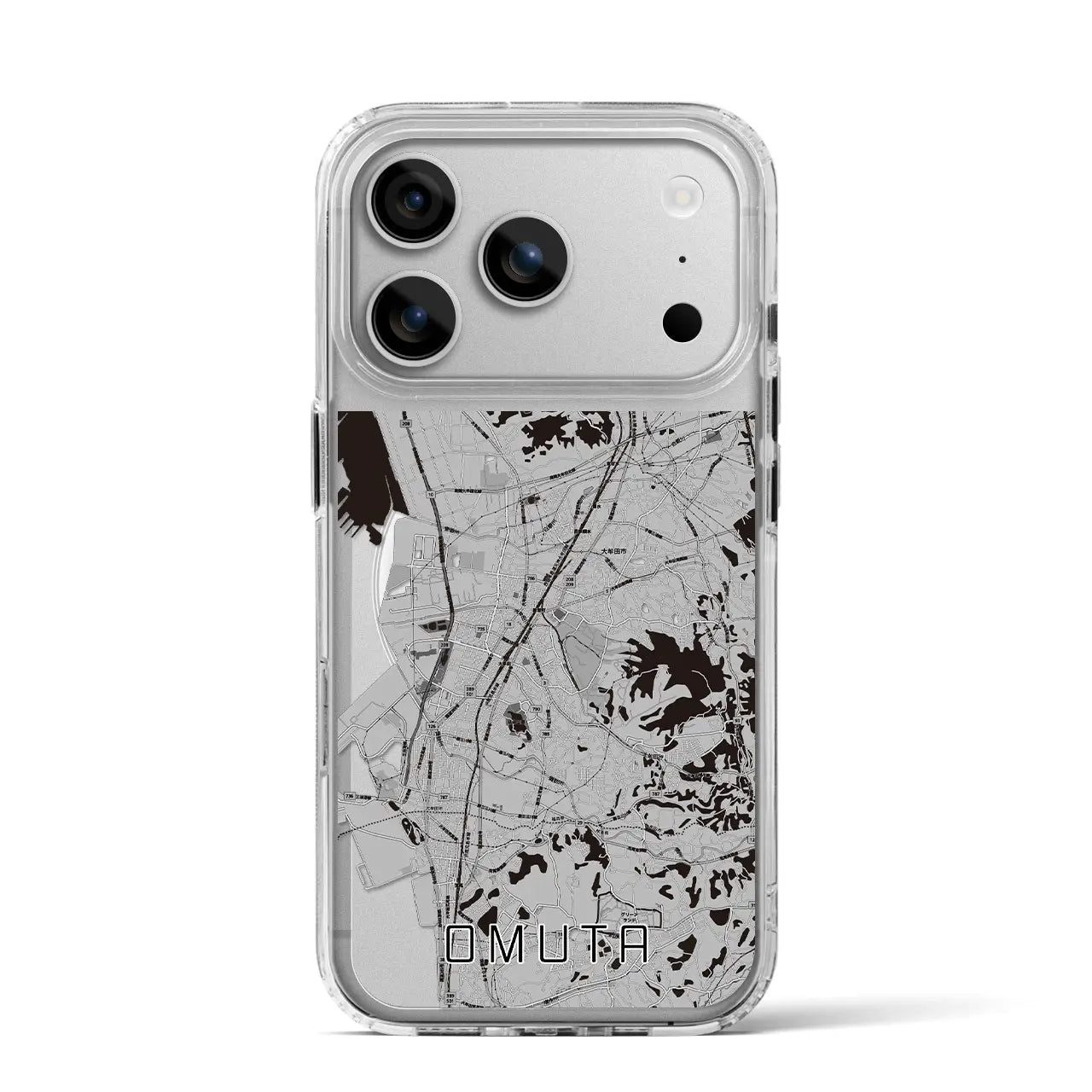 【大牟田(福岡県)】地図柄iPhoneケース(MagSafeタイプ)