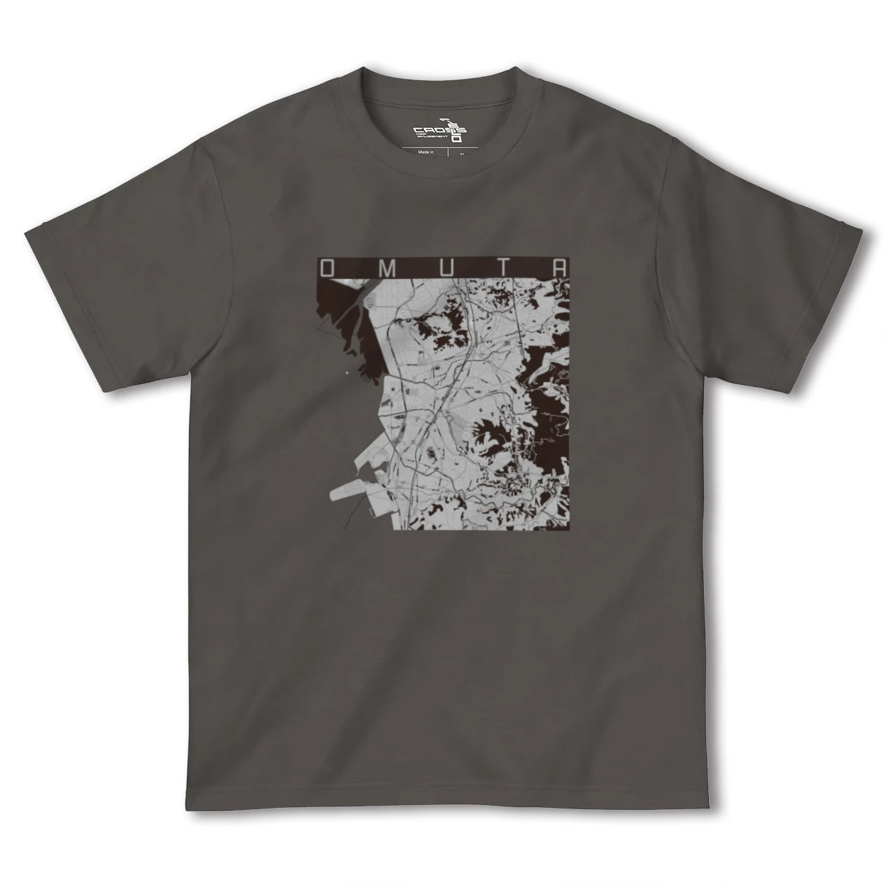 【大牟田(福岡県)】地図柄ヘビーウェイトTシャツ
