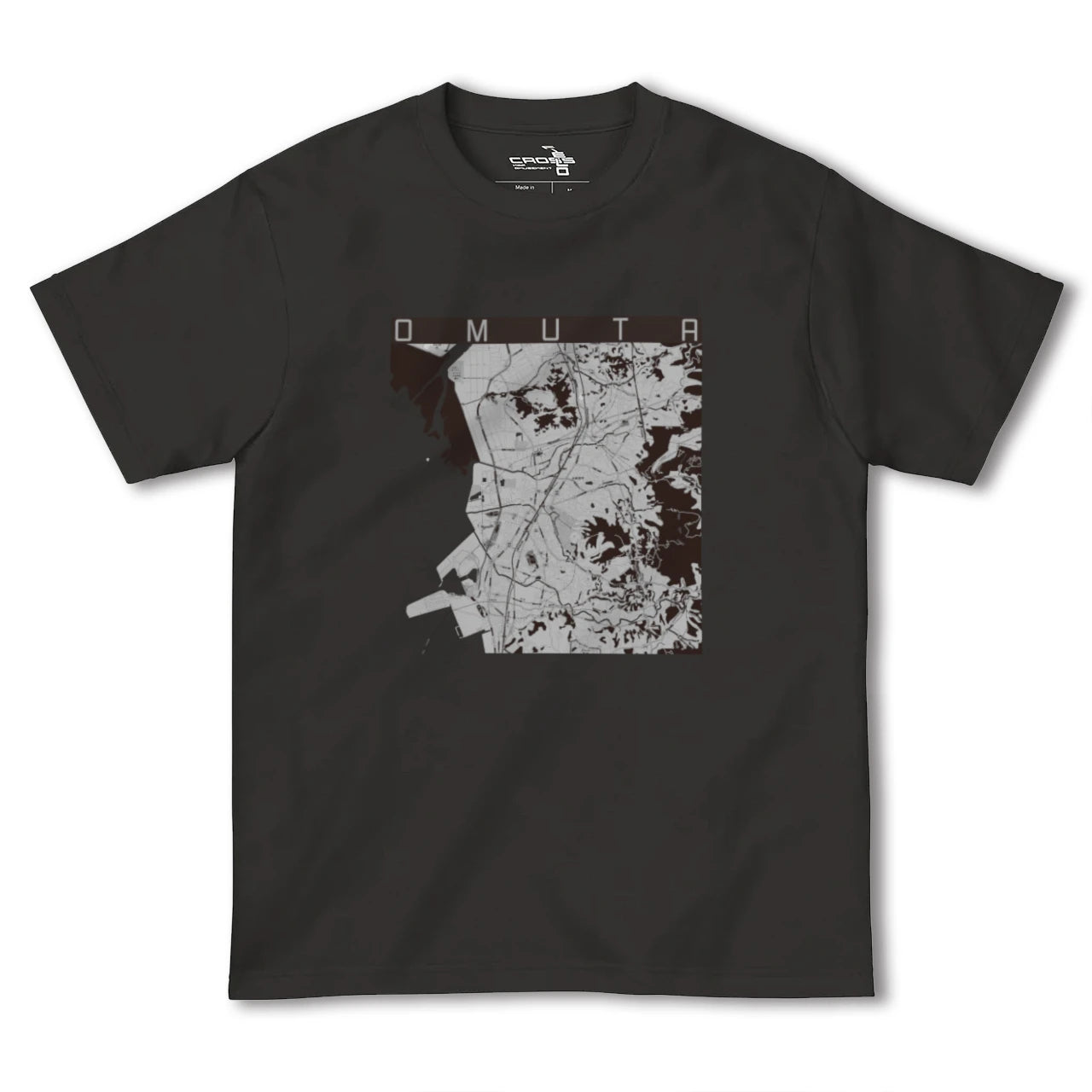 【大牟田(福岡県)】地図柄ヘビーウェイトTシャツ