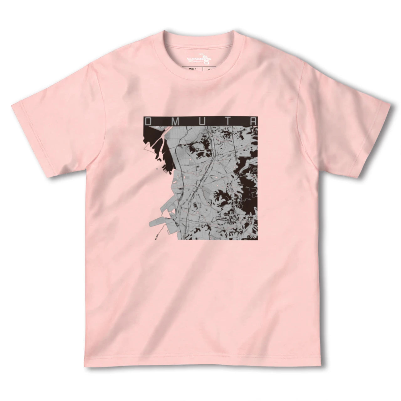 【大牟田(福岡県)】地図柄ヘビーウェイトTシャツ