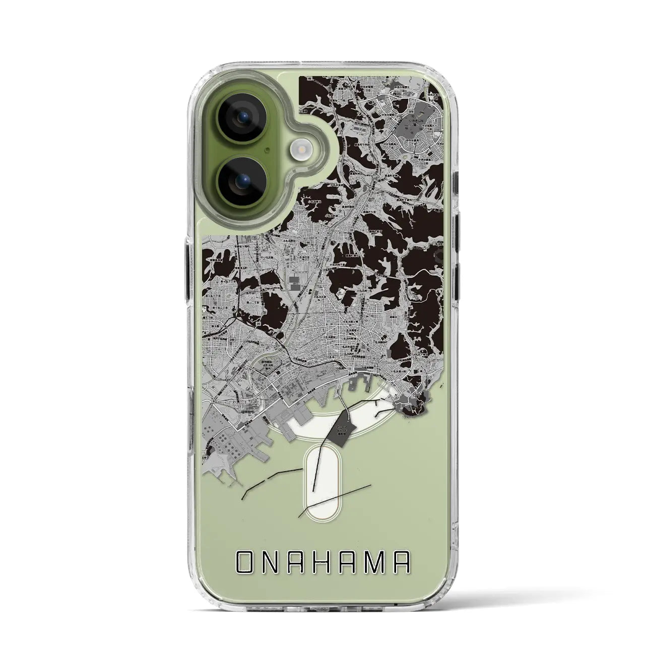 【小名浜(福島県)】地図柄iPhoneケース(MagSafeタイプ)