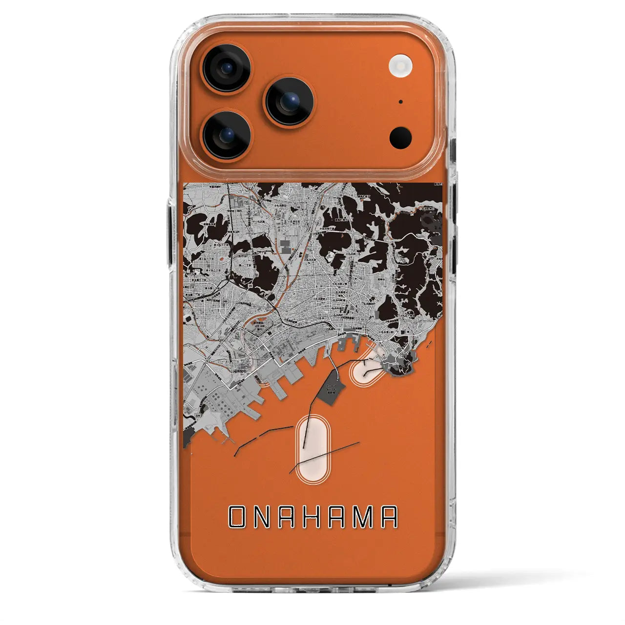 【小名浜(福島県)】地図柄iPhoneケース(MagSafeタイプ)