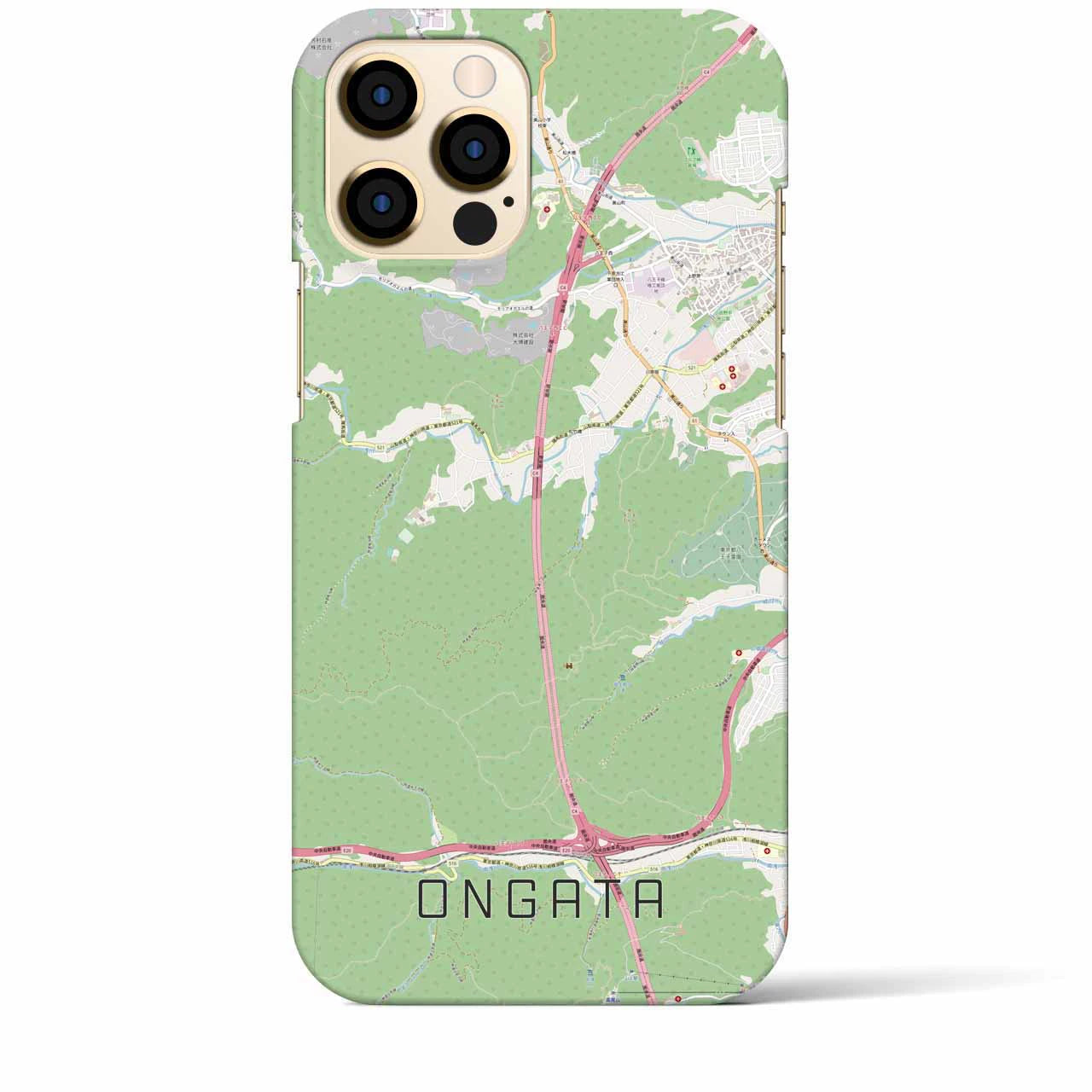 【恩方(東京都)】地図柄iPhoneケース(バックカバータイプ)