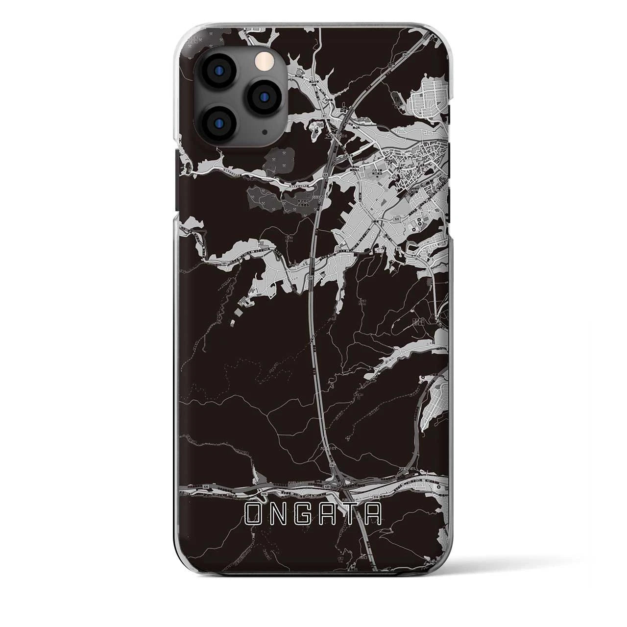 【恩方(東京都)】地図柄iPhoneケース(クリアタイプ)