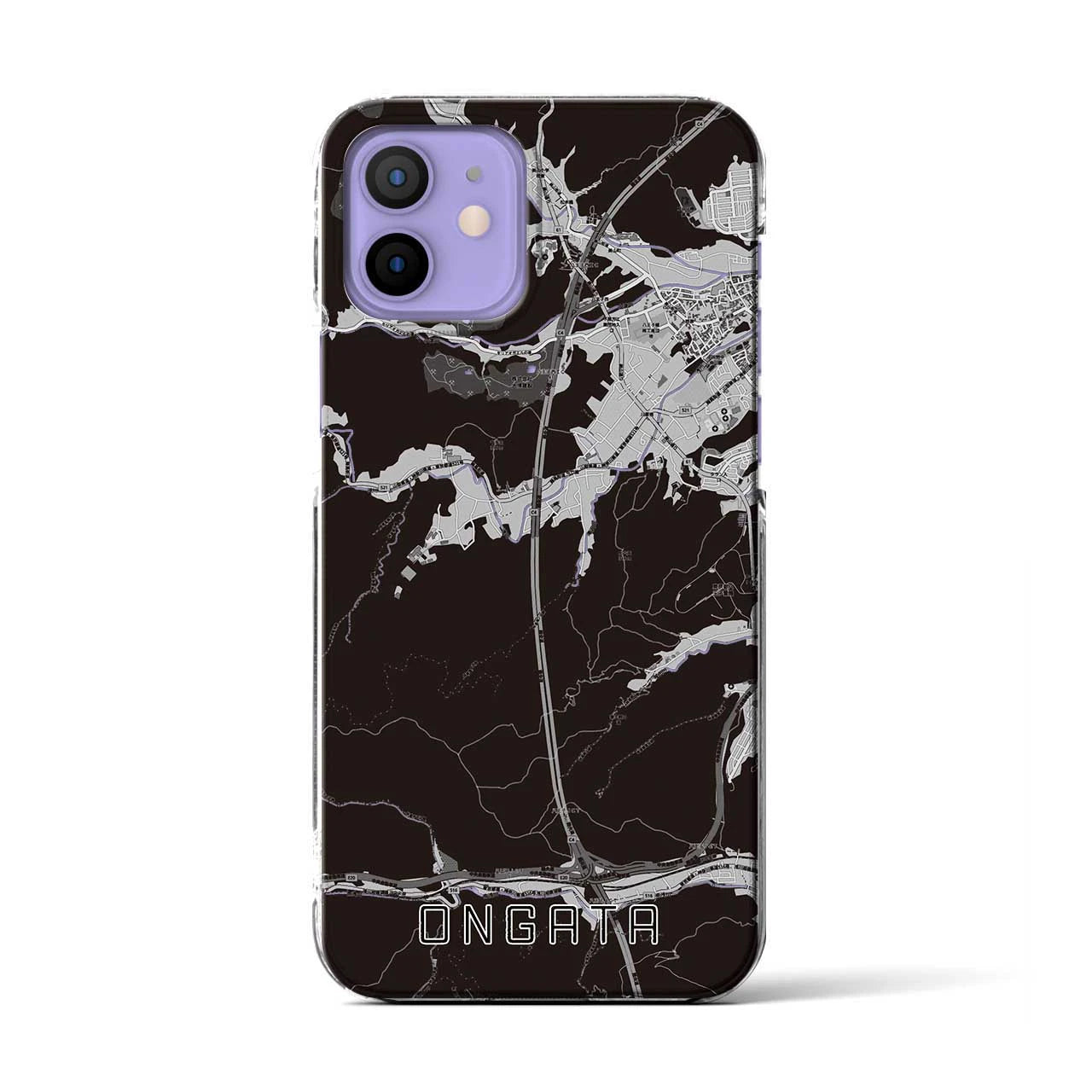 【恩方(東京都)】地図柄iPhoneケース(クリアタイプ)