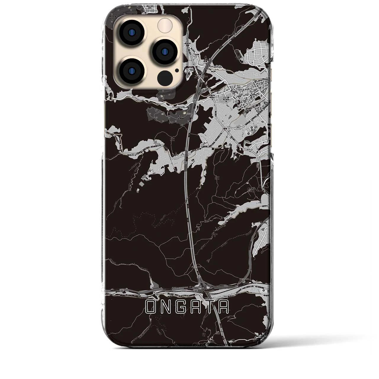 【恩方(東京都)】地図柄iPhoneケース(クリアタイプ)