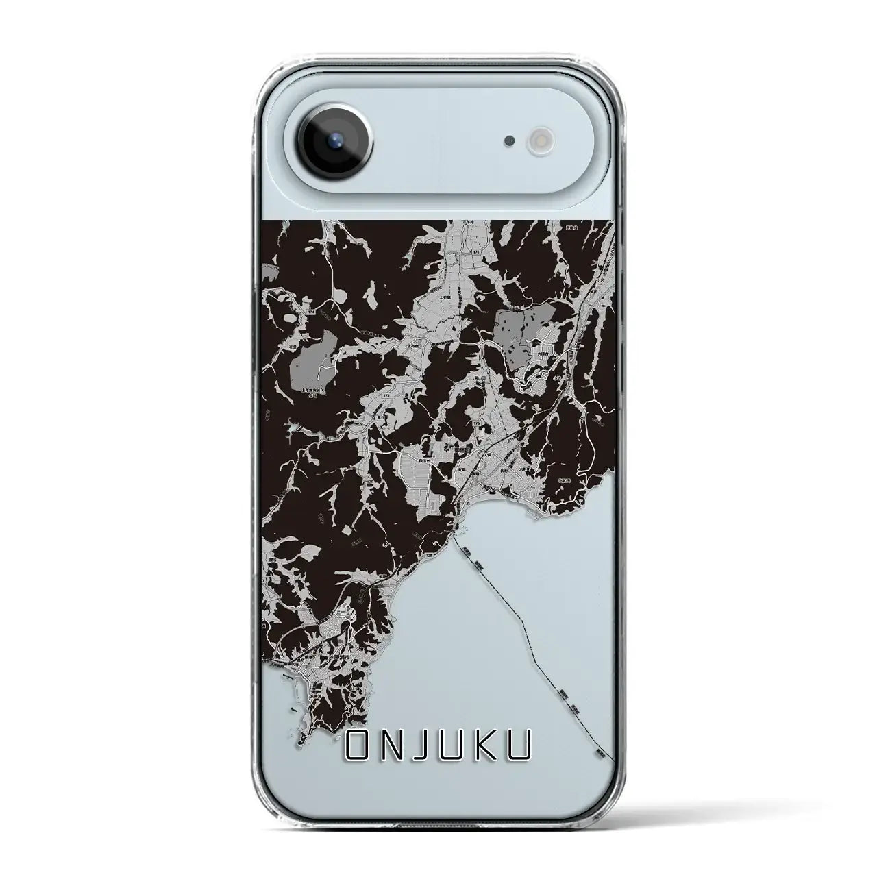 【御宿(千葉県)】地図柄iPhoneケース(クリアタイプ)