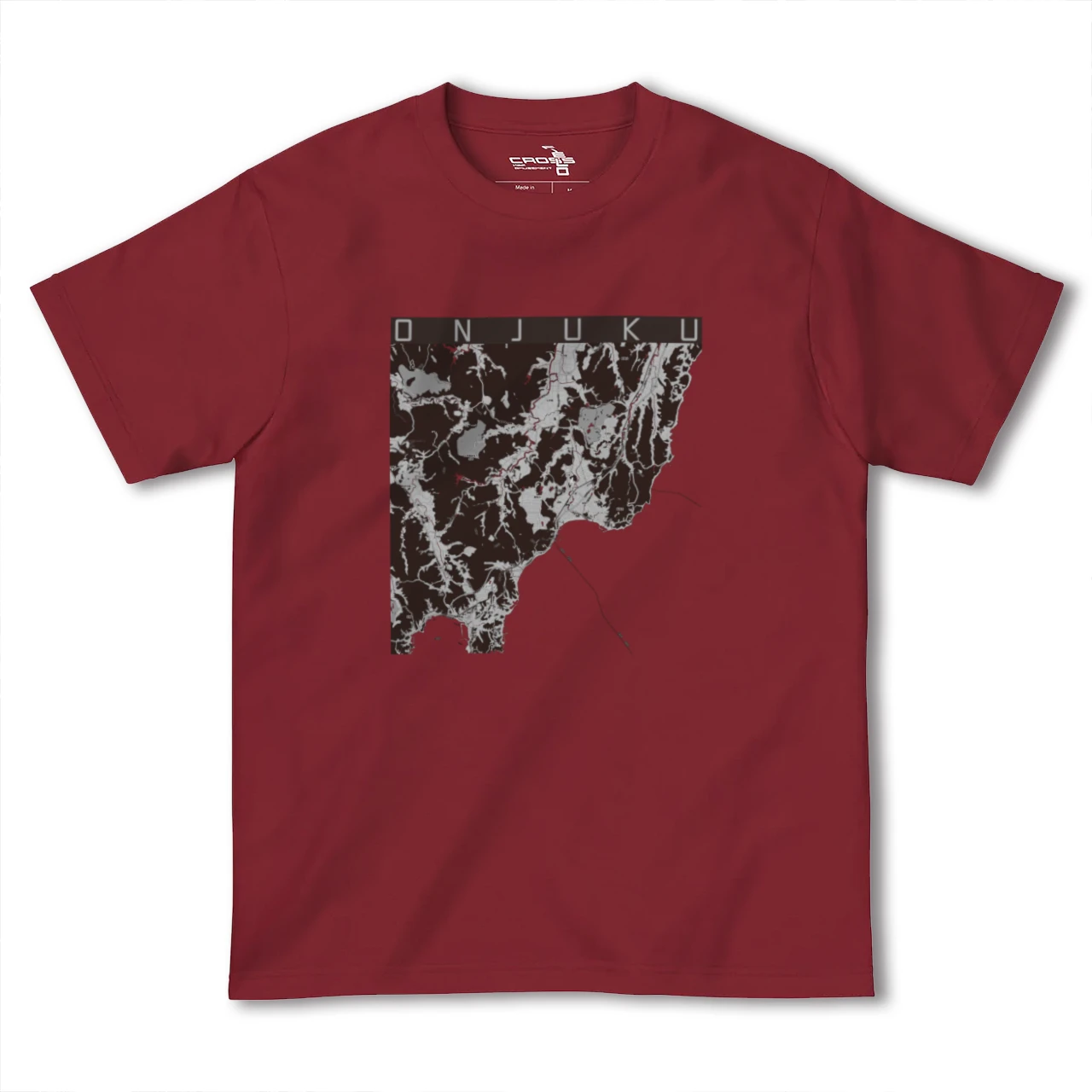 【御宿(千葉県)】地図柄ヘビーウェイトTシャツ