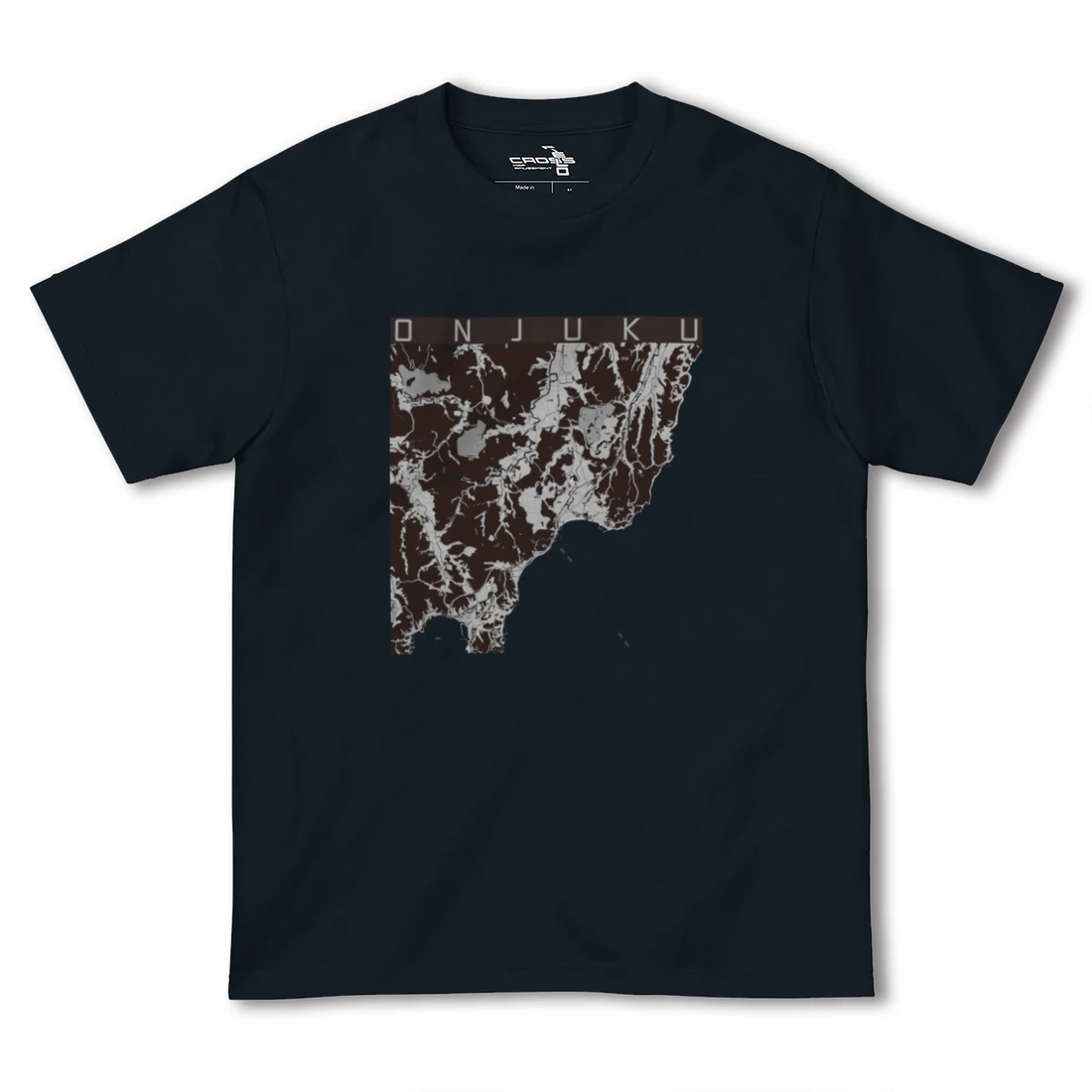 【御宿(千葉県)】地図柄ヘビーウェイトTシャツ