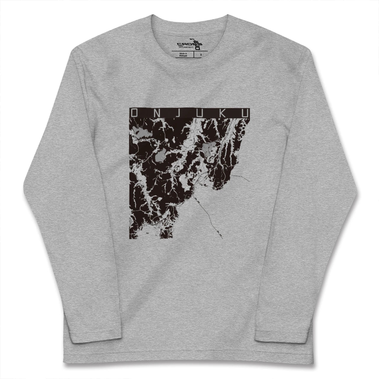 【御宿(千葉県)】地図柄ロングスリーブTシャツ