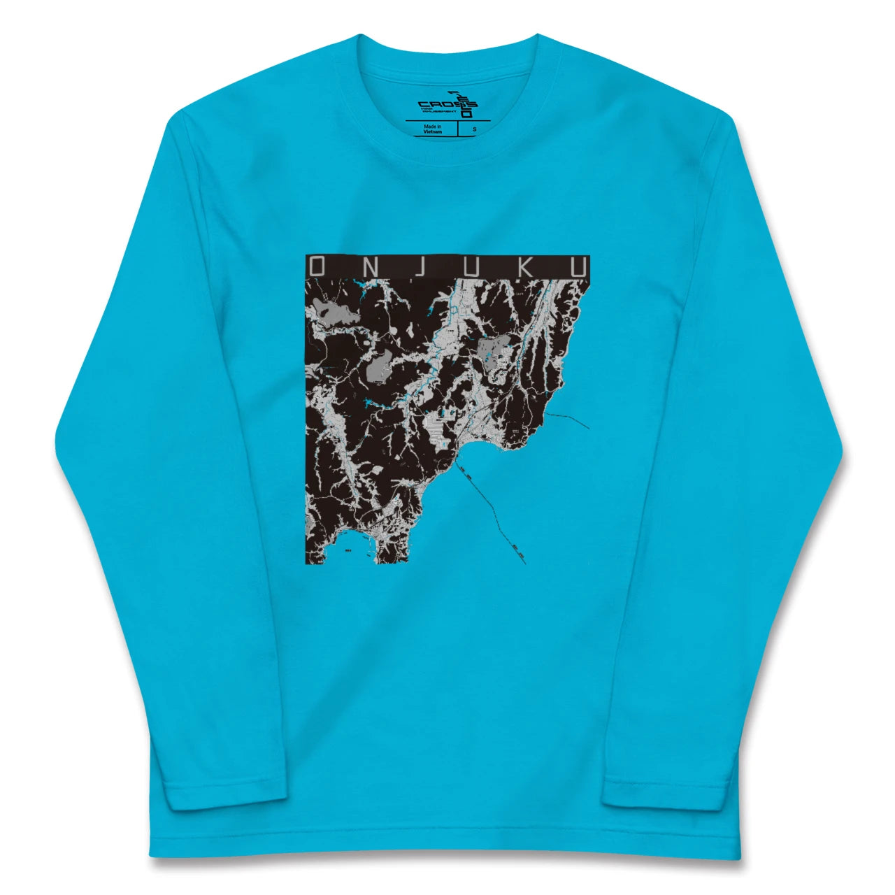 【御宿(千葉県)】地図柄ロングスリーブTシャツ