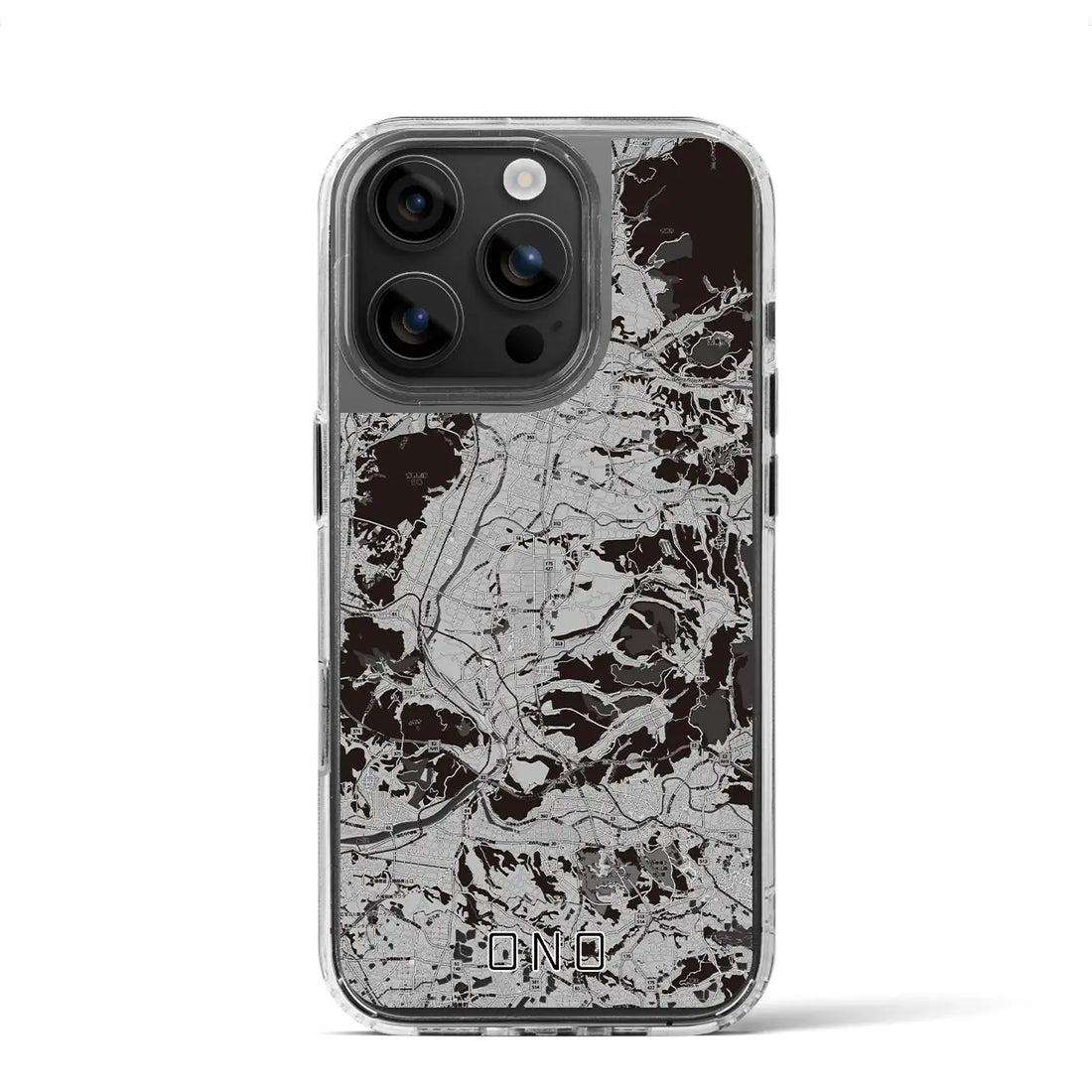 【小野(兵庫県)】地図柄iPhoneケース(MagSafeタイプ)