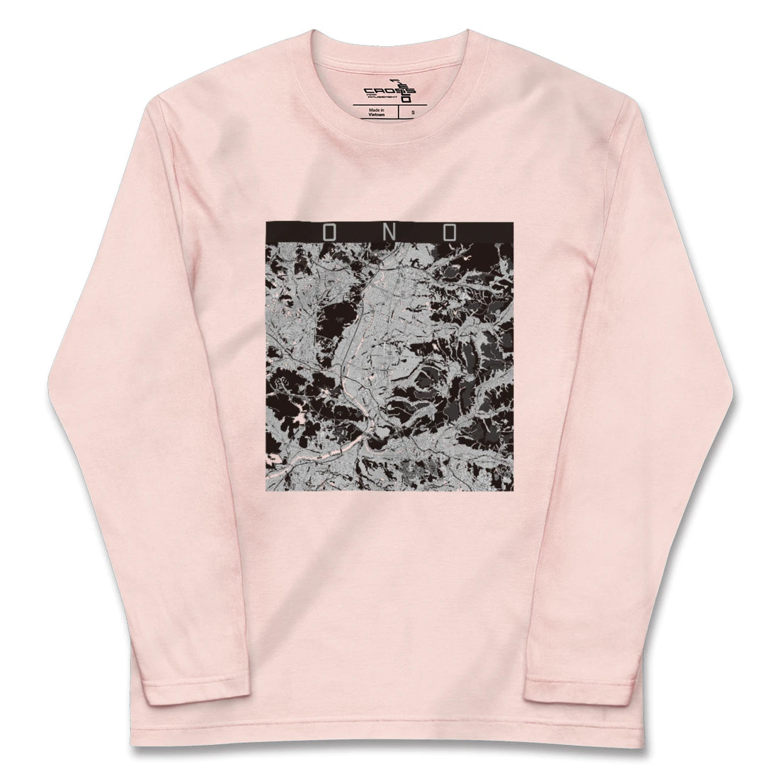 【小野(兵庫県)】地図柄ロングスリーブTシャツ