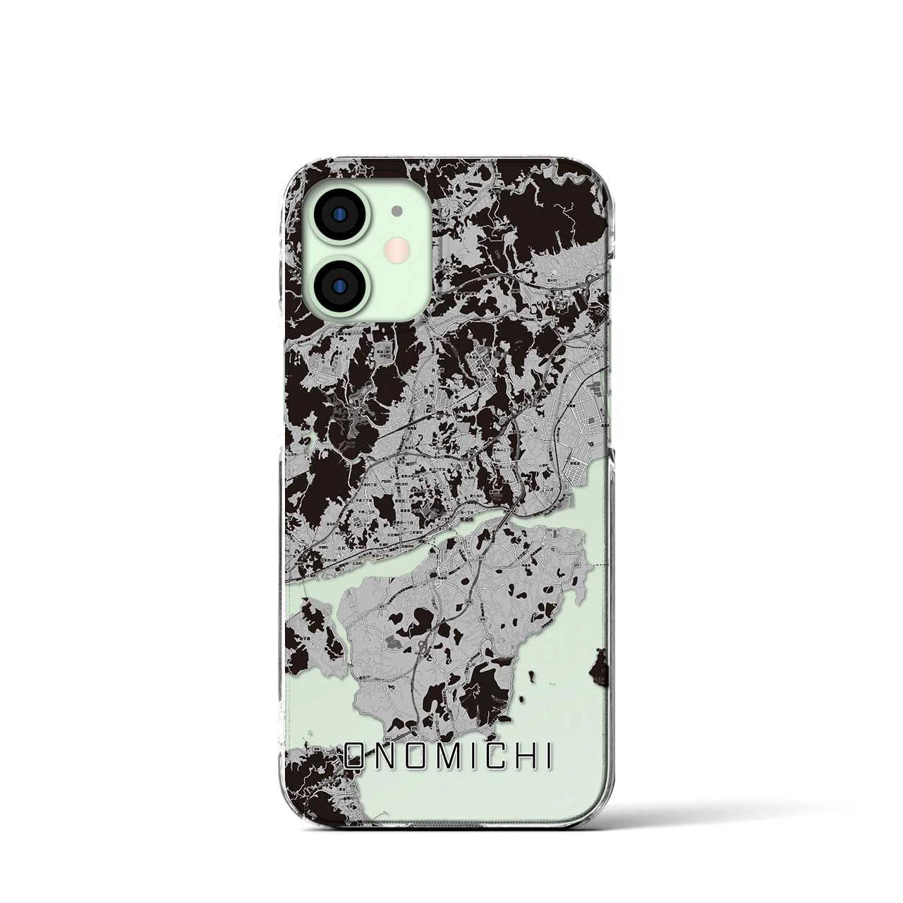 【尾道(広島県)】地図柄iPhoneケース(クリアタイプ)