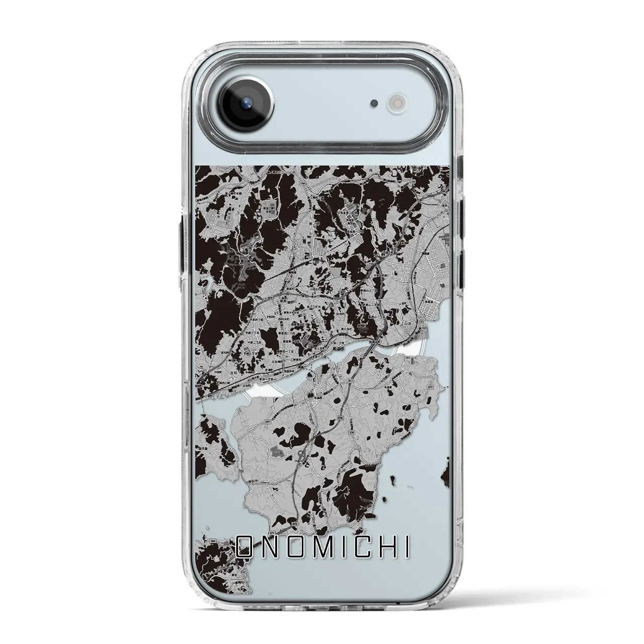 【尾道(広島県)】地図柄iPhoneケース(MagSafeタイプ)