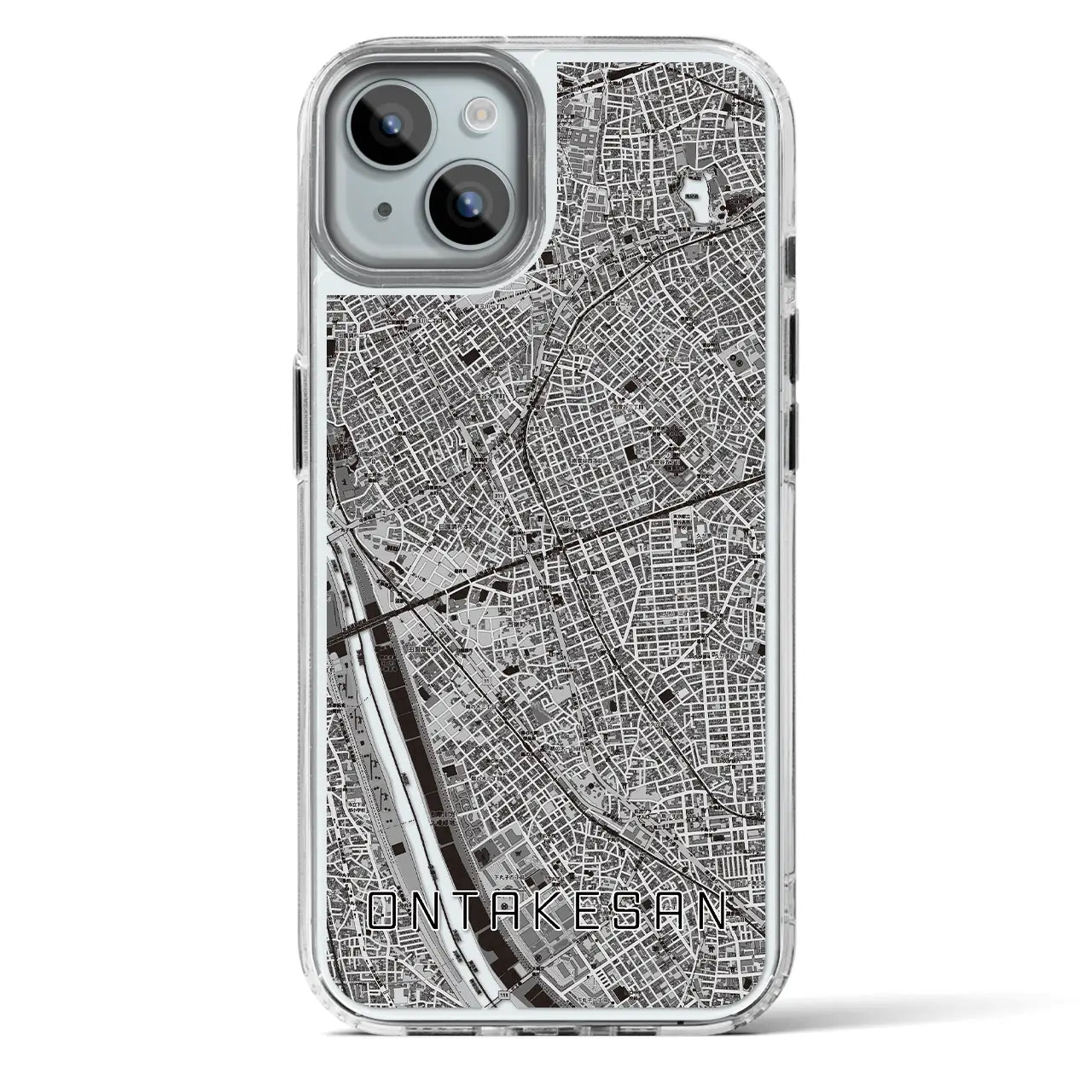 【御嶽山(東京都)】地図柄iPhoneケース(MagSafeタイプ)