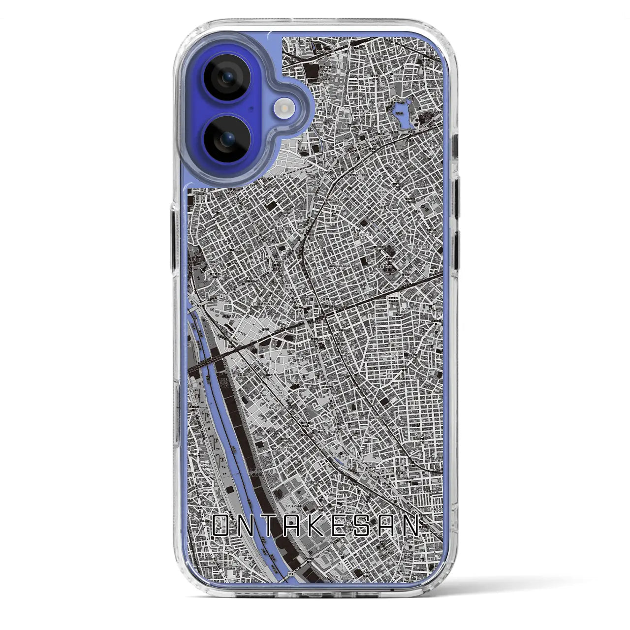 【御嶽山(東京都)】地図柄iPhoneケース(MagSafeタイプ)