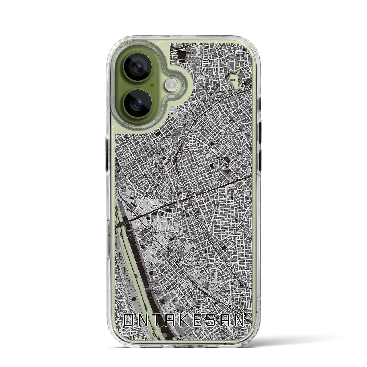 【御嶽山(東京都)】地図柄iPhoneケース(MagSafeタイプ)