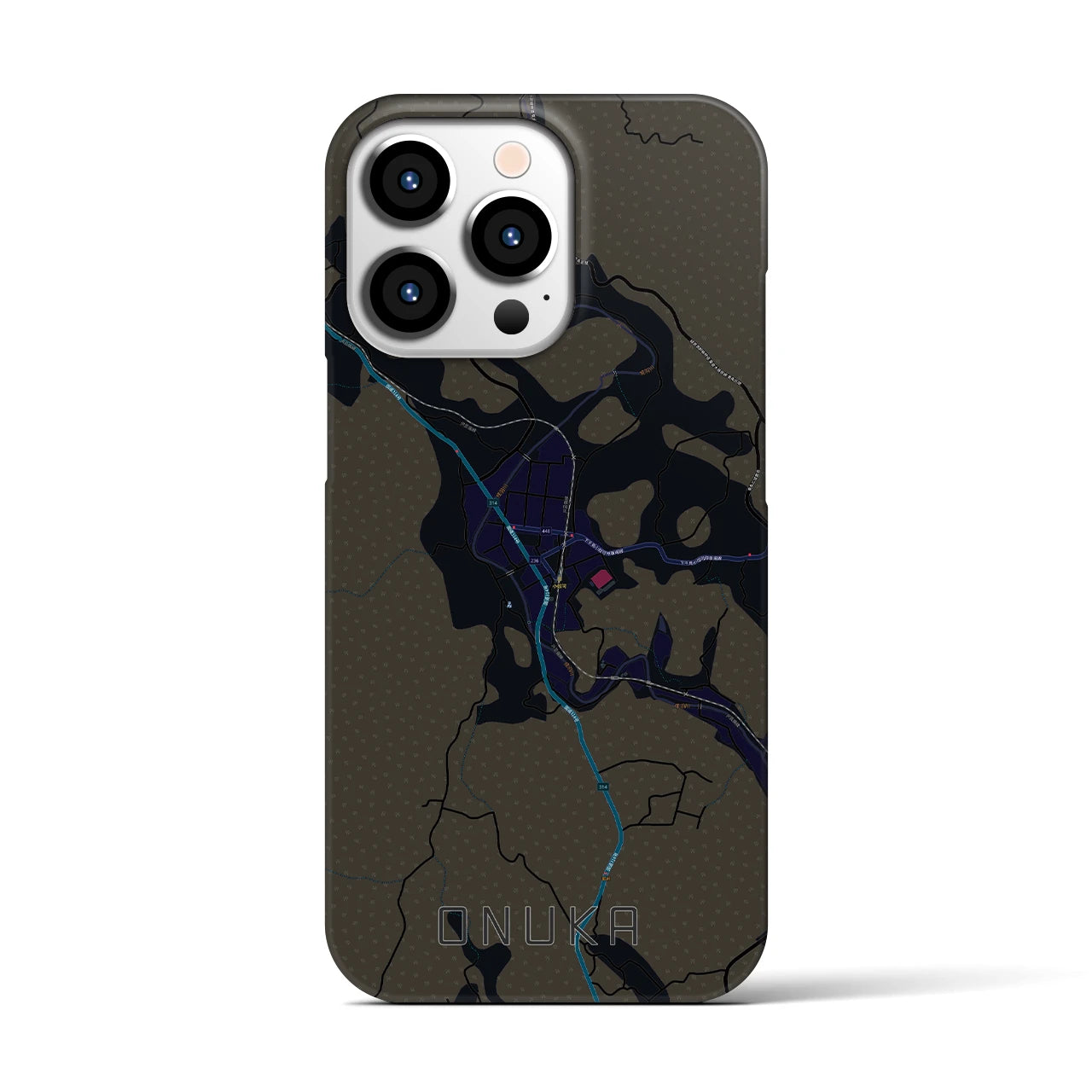 【小奴可(広島県)】地図柄iPhoneケース(バックカバータイプ)