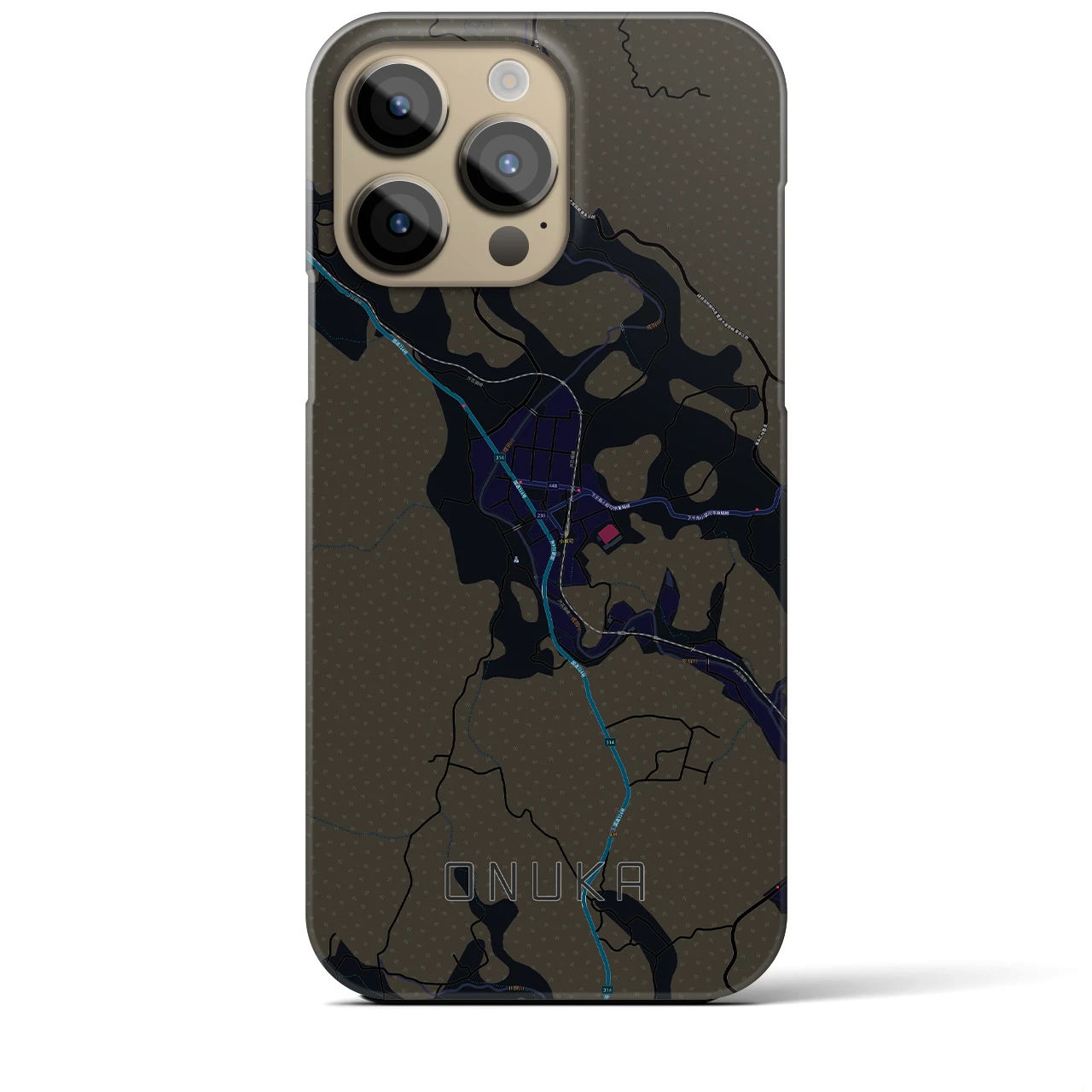 【小奴可(広島県)】地図柄iPhoneケース(バックカバータイプ)