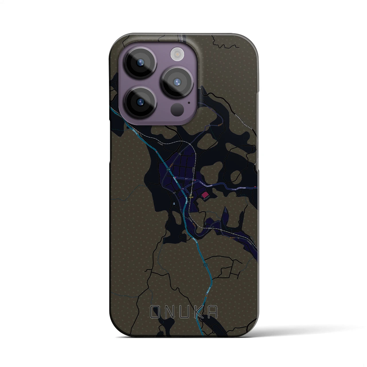【小奴可(広島県)】地図柄iPhoneケース(バックカバータイプ)