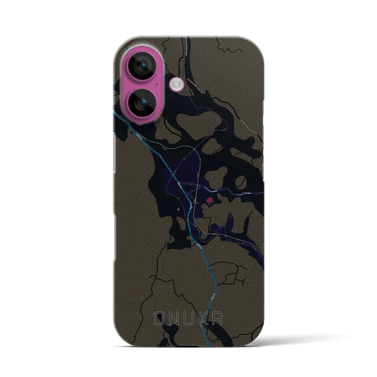 【小奴可(広島県)】地図柄iPhoneケース(バックカバータイプ)