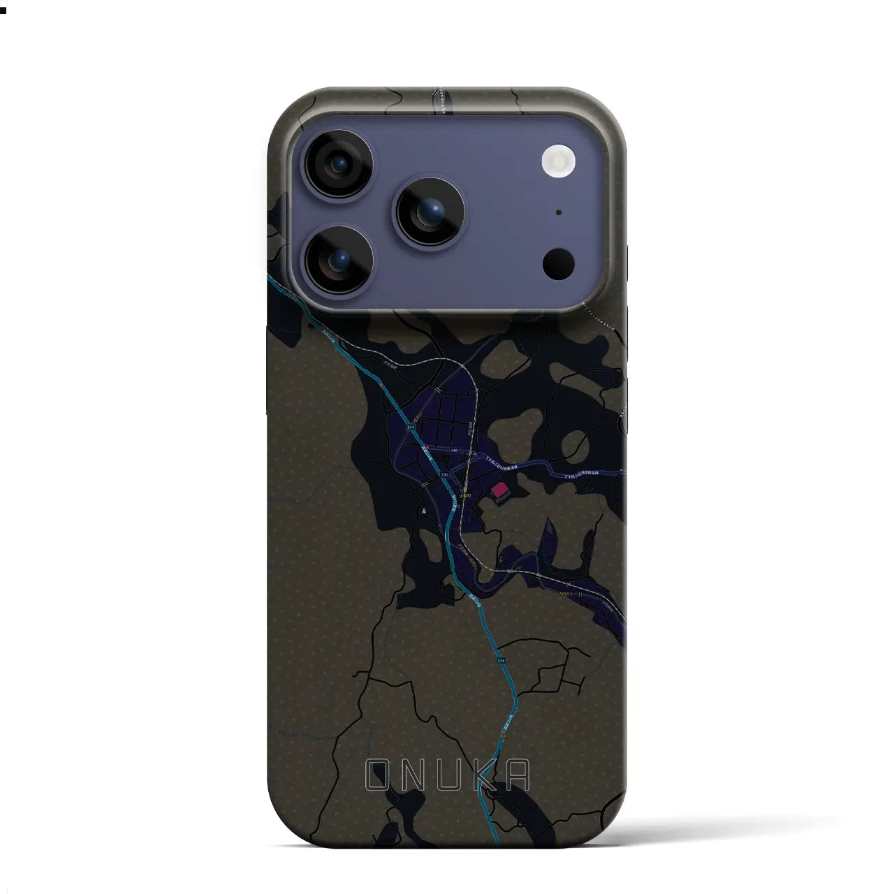 【小奴可(広島県)】地図柄iPhoneケース(バックカバータイプ)