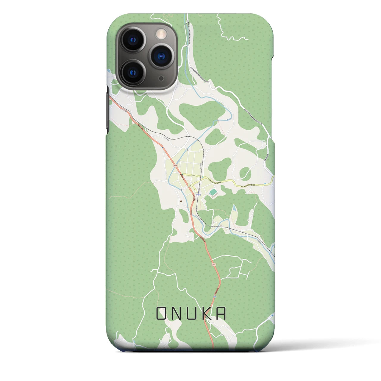 【小奴可(広島県)】地図柄iPhoneケース(バックカバータイプ)