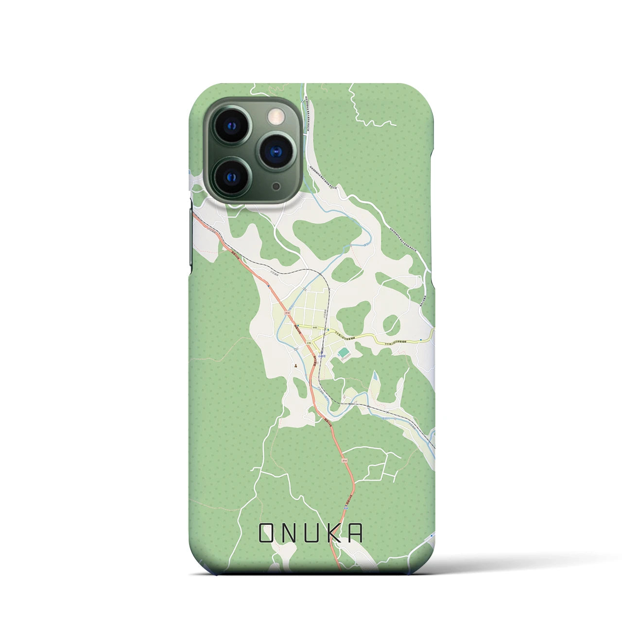 【小奴可(広島県)】地図柄iPhoneケース(バックカバータイプ)