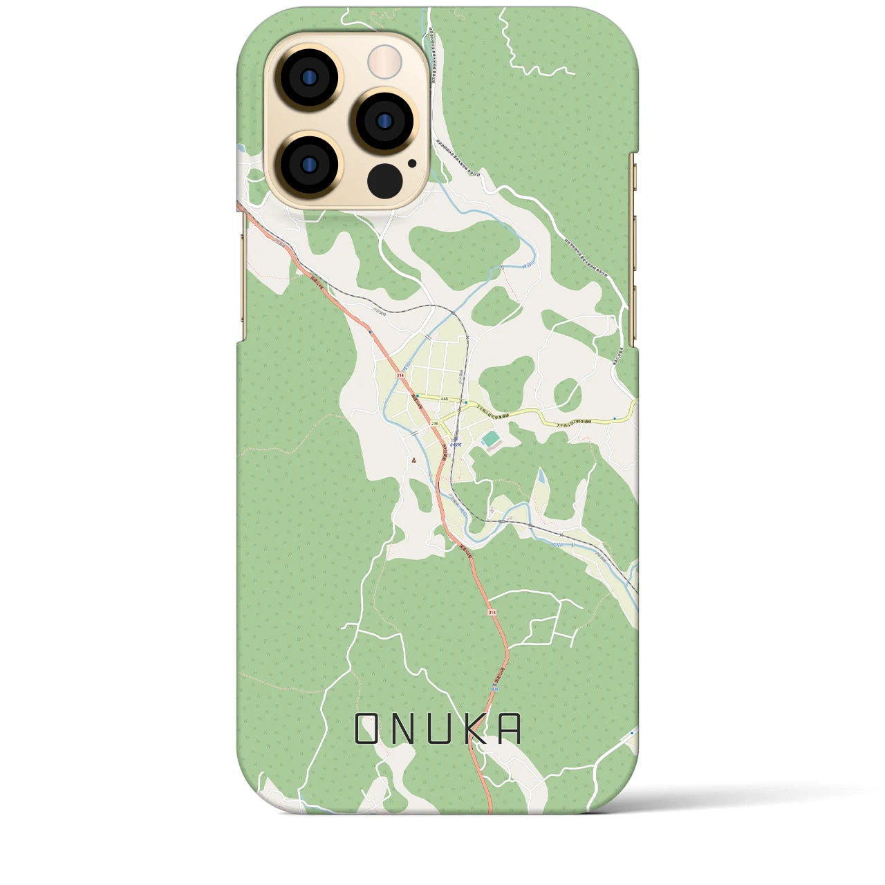 【小奴可(広島県)】地図柄iPhoneケース(バックカバータイプ)