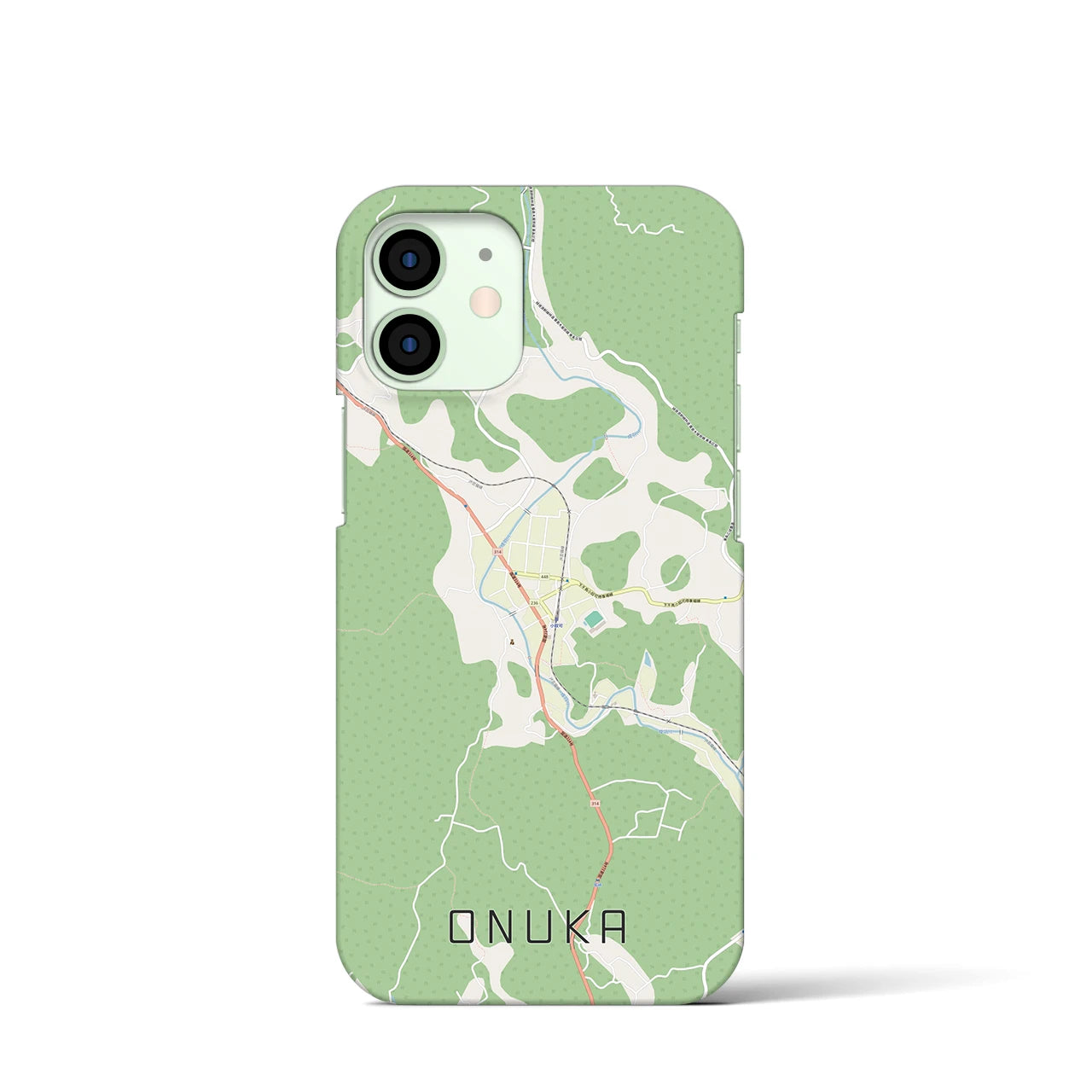 【小奴可(広島県)】地図柄iPhoneケース(バックカバータイプ)