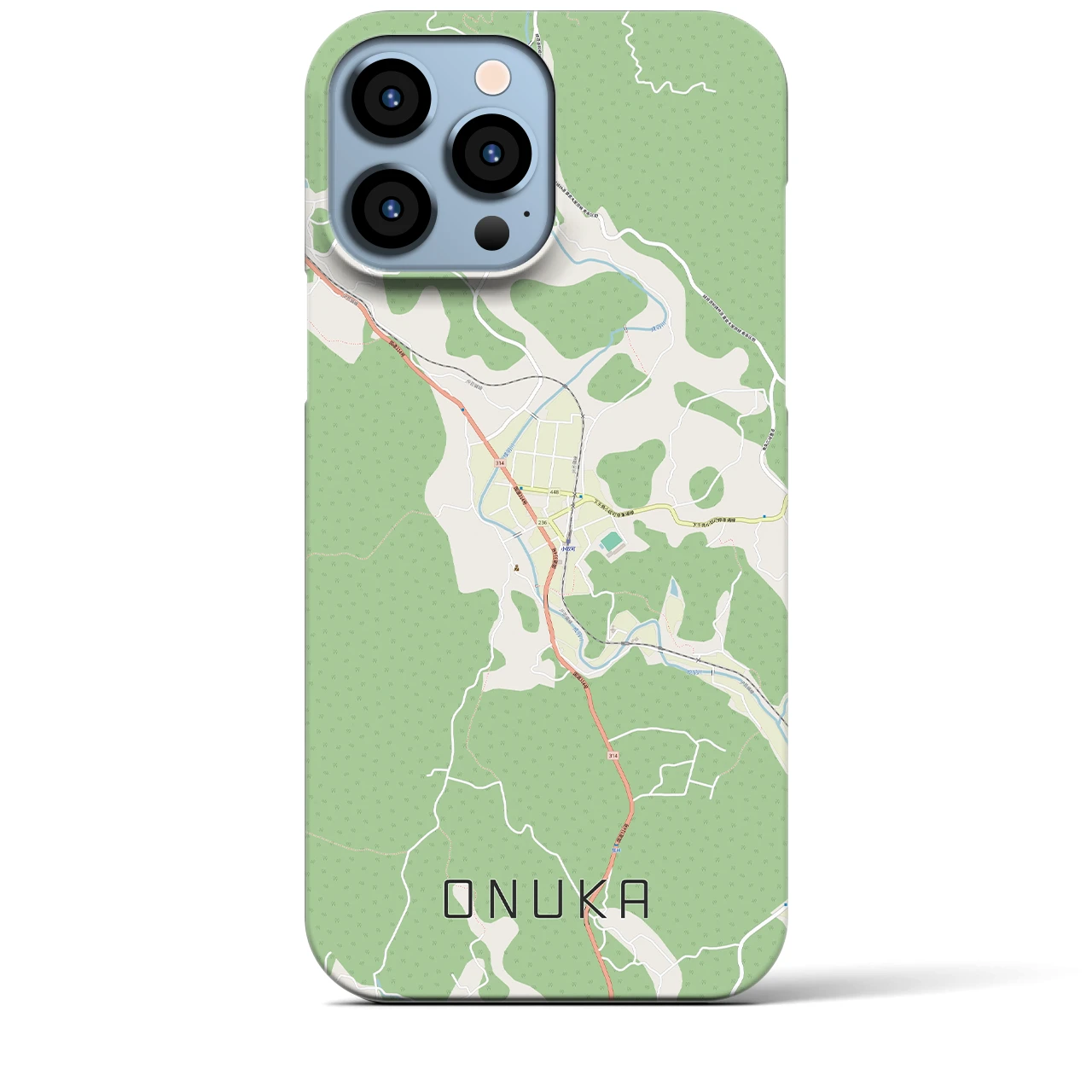【小奴可(広島県)】地図柄iPhoneケース(バックカバータイプ)