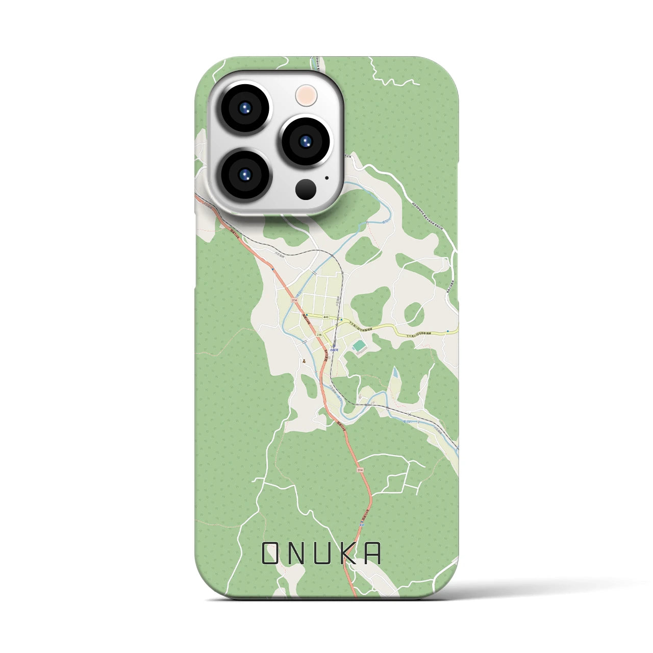 【小奴可(広島県)】地図柄iPhoneケース(バックカバータイプ)