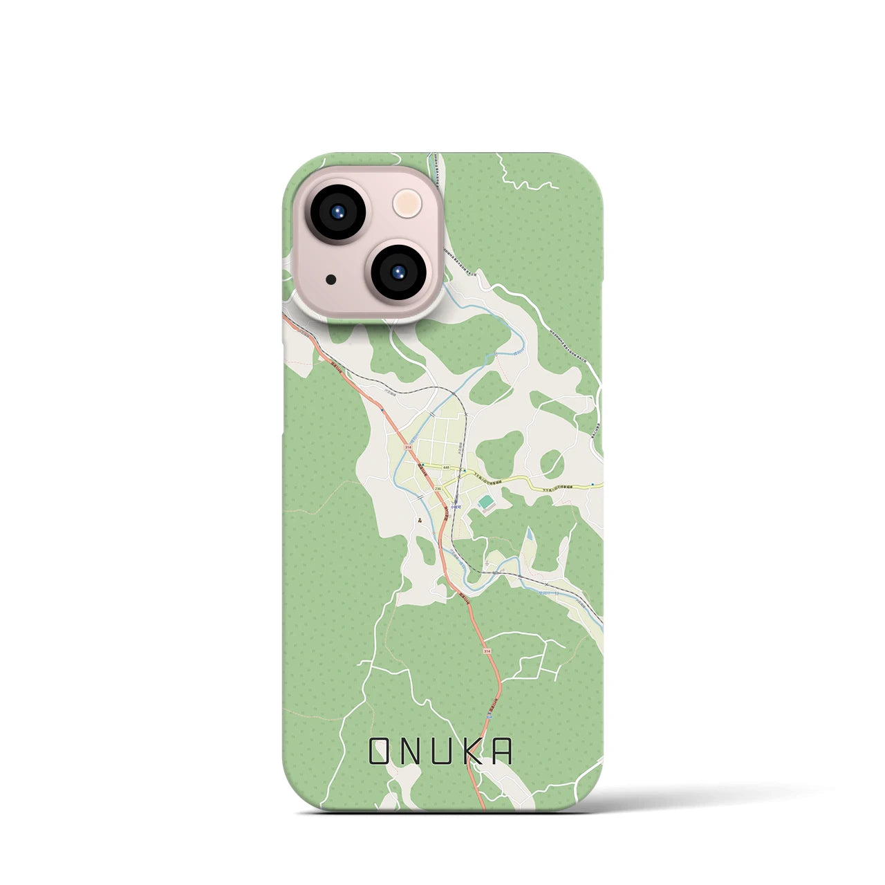 【小奴可(広島県)】地図柄iPhoneケース(バックカバータイプ)