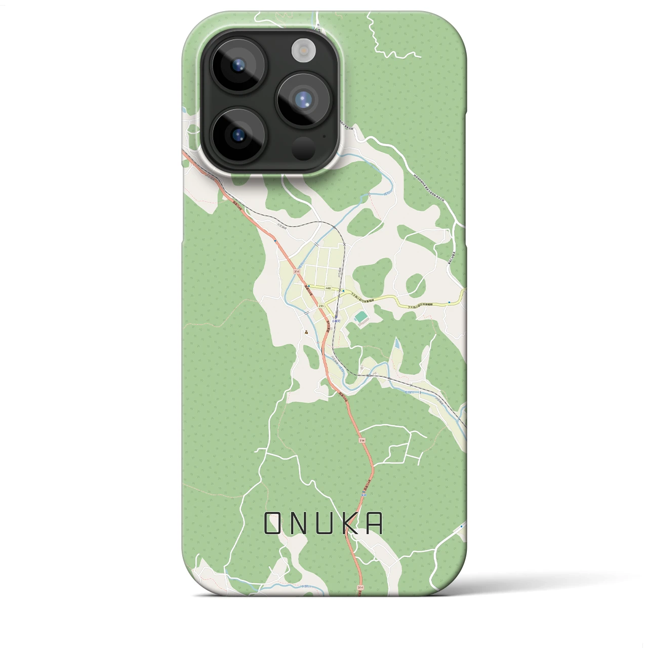 【小奴可(広島県)】地図柄iPhoneケース(バックカバータイプ)