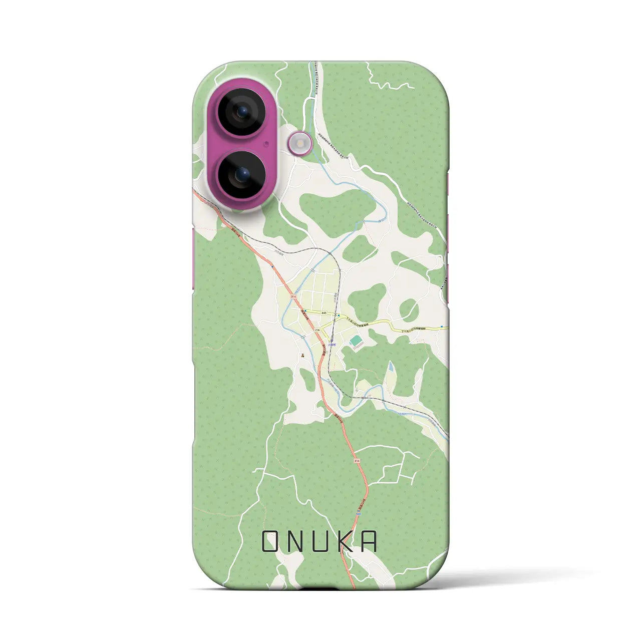 【小奴可(広島県)】地図柄iPhoneケース(バックカバータイプ)