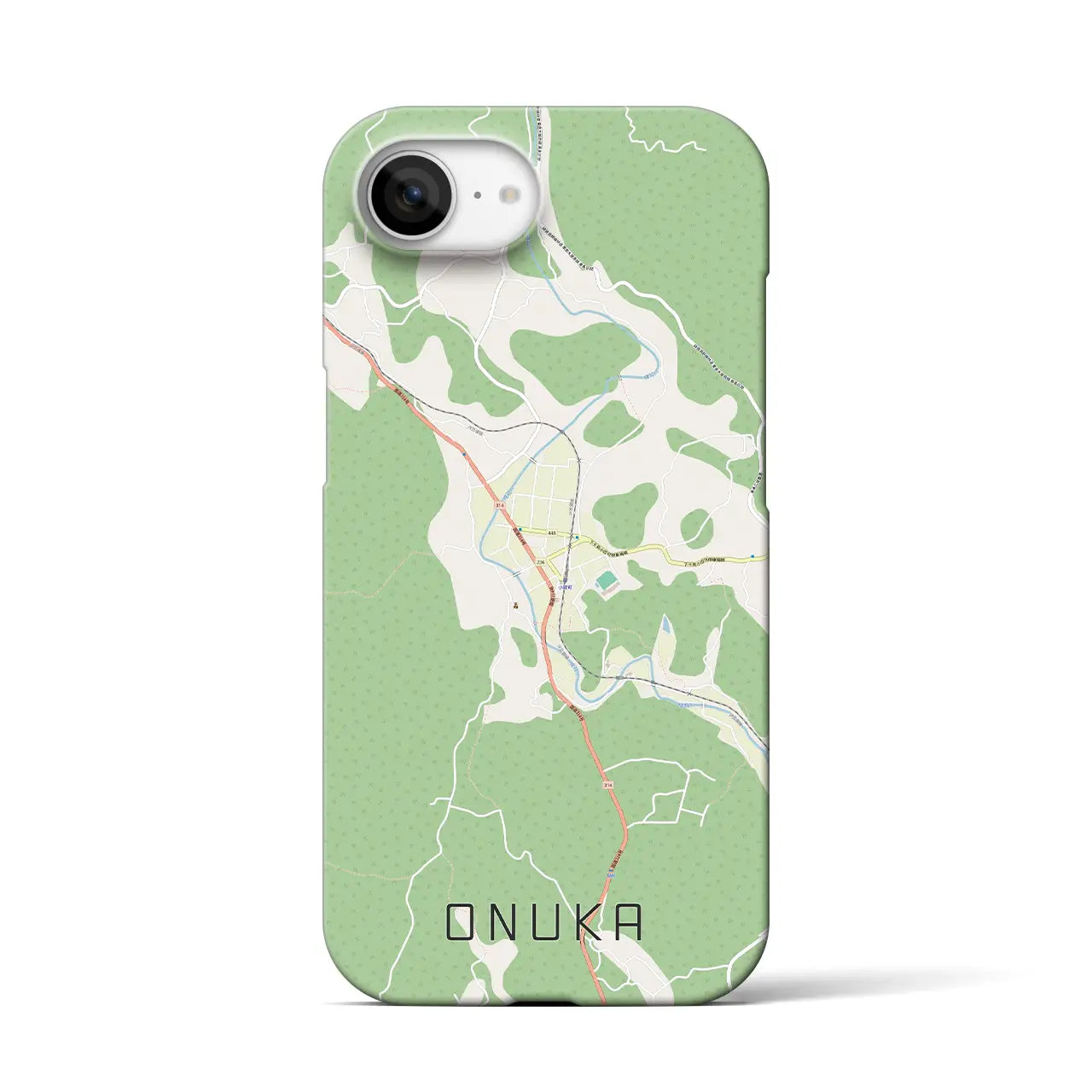 【小奴可(広島県)】地図柄iPhoneケース(バックカバータイプ)