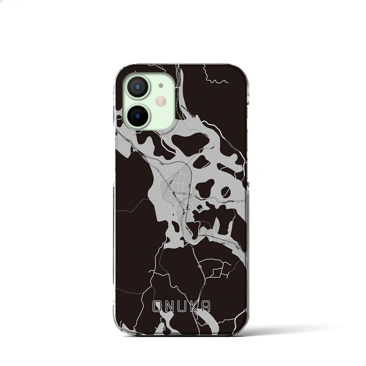 【小奴可(広島県)】地図柄iPhoneケース(クリアタイプ)