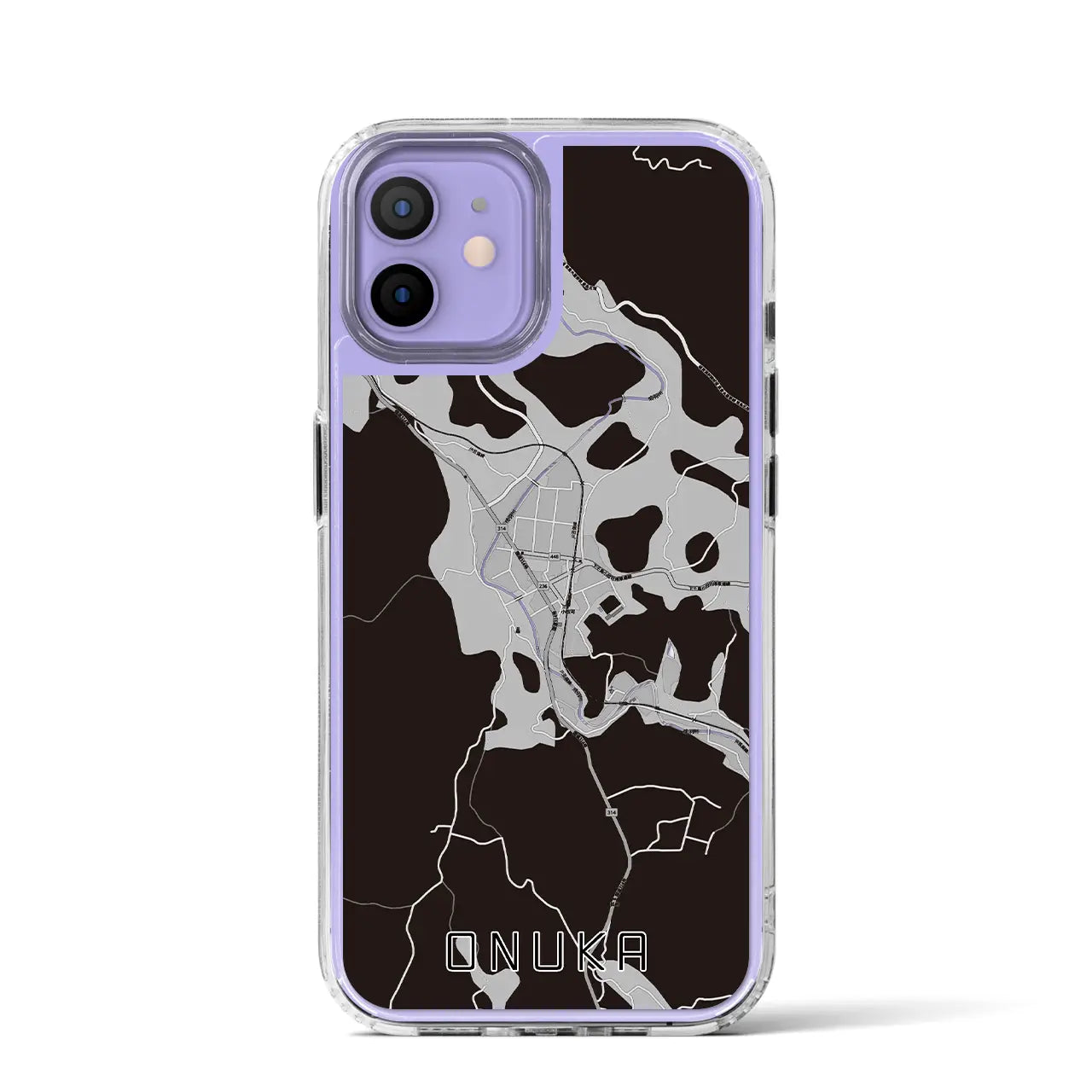 【小奴可(広島県)】地図柄iPhoneケース(MagSafeタイプ)