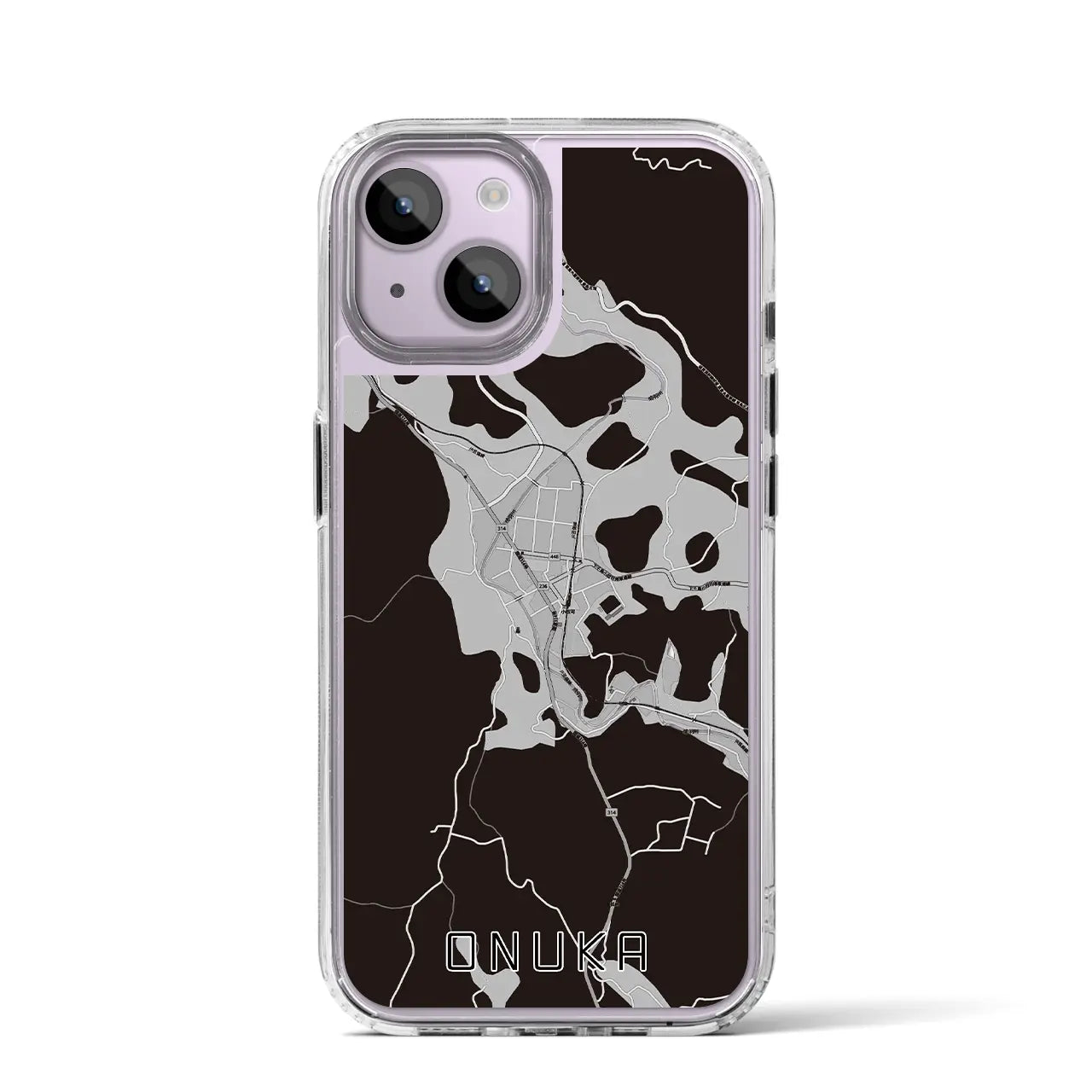 【小奴可(広島県)】地図柄iPhoneケース(MagSafeタイプ)