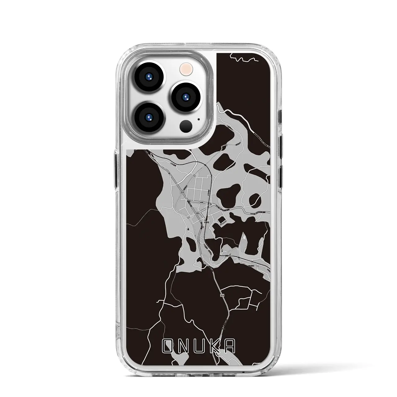 【小奴可(広島県)】地図柄iPhoneケース(MagSafeタイプ)