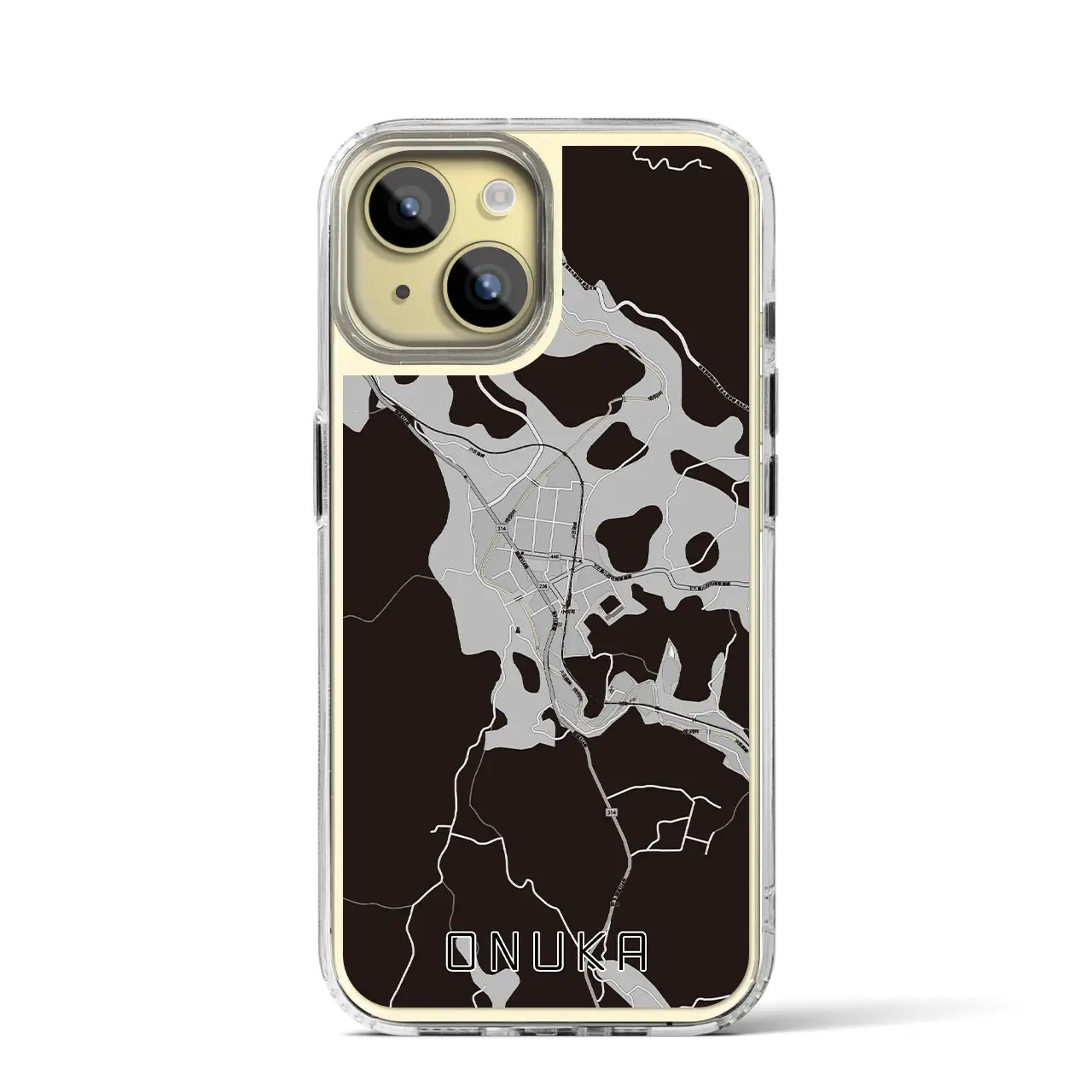 【小奴可(広島県)】地図柄iPhoneケース(MagSafeタイプ)