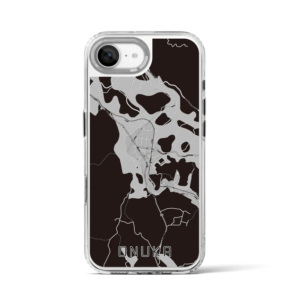 【小奴可(広島県)】地図柄iPhoneケース(MagSafeタイプ)