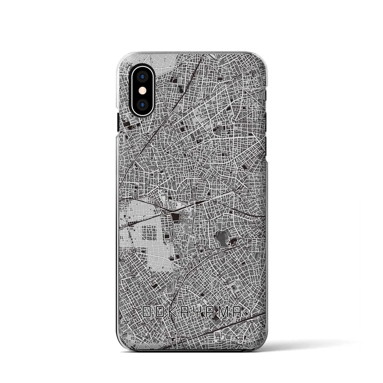 【大岡山(東京都)】地図柄iPhoneケース(クリアタイプ)