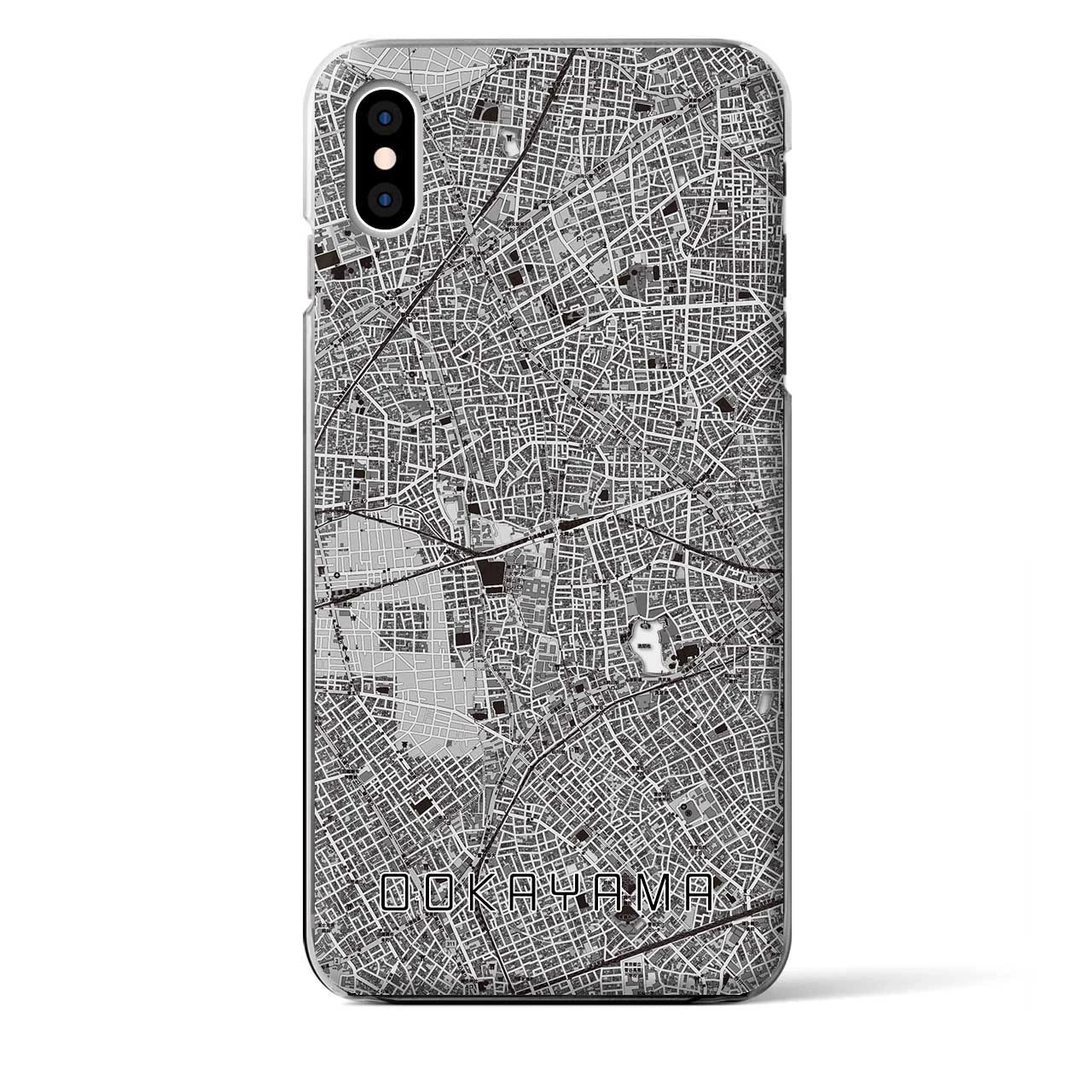 【大岡山(東京都)】地図柄iPhoneケース(クリアタイプ)
