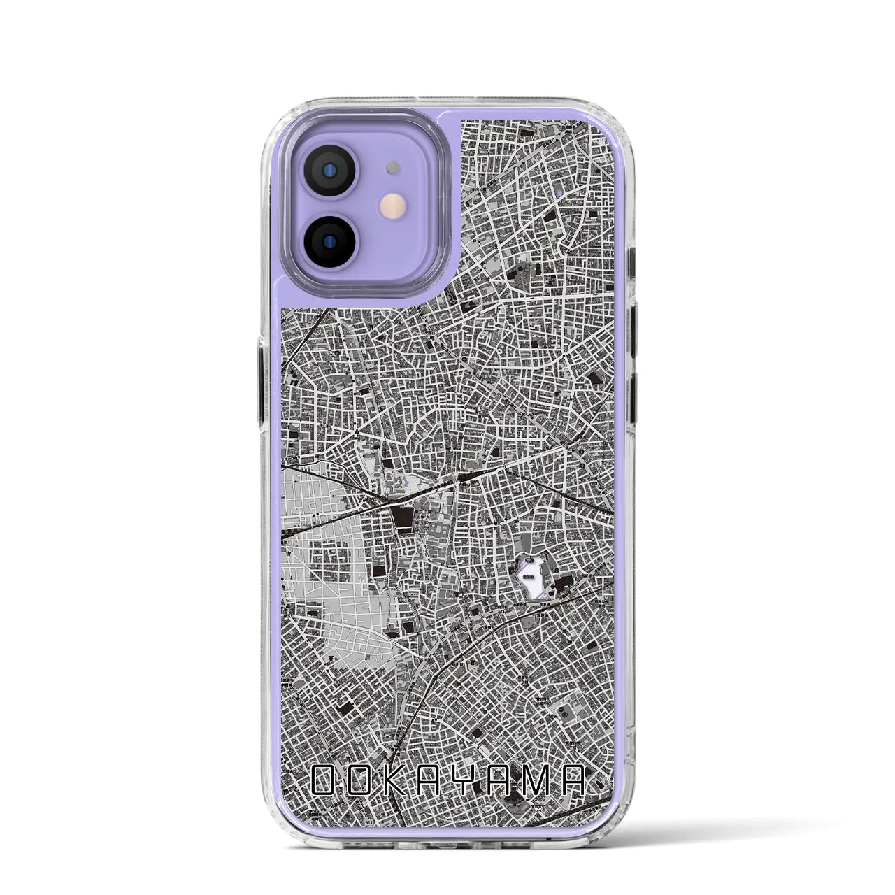 【大岡山(東京都)】地図柄iPhoneケース(MagSafeタイプ)