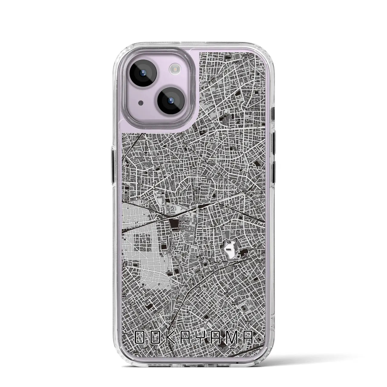 【大岡山(東京都)】地図柄iPhoneケース(MagSafeタイプ)